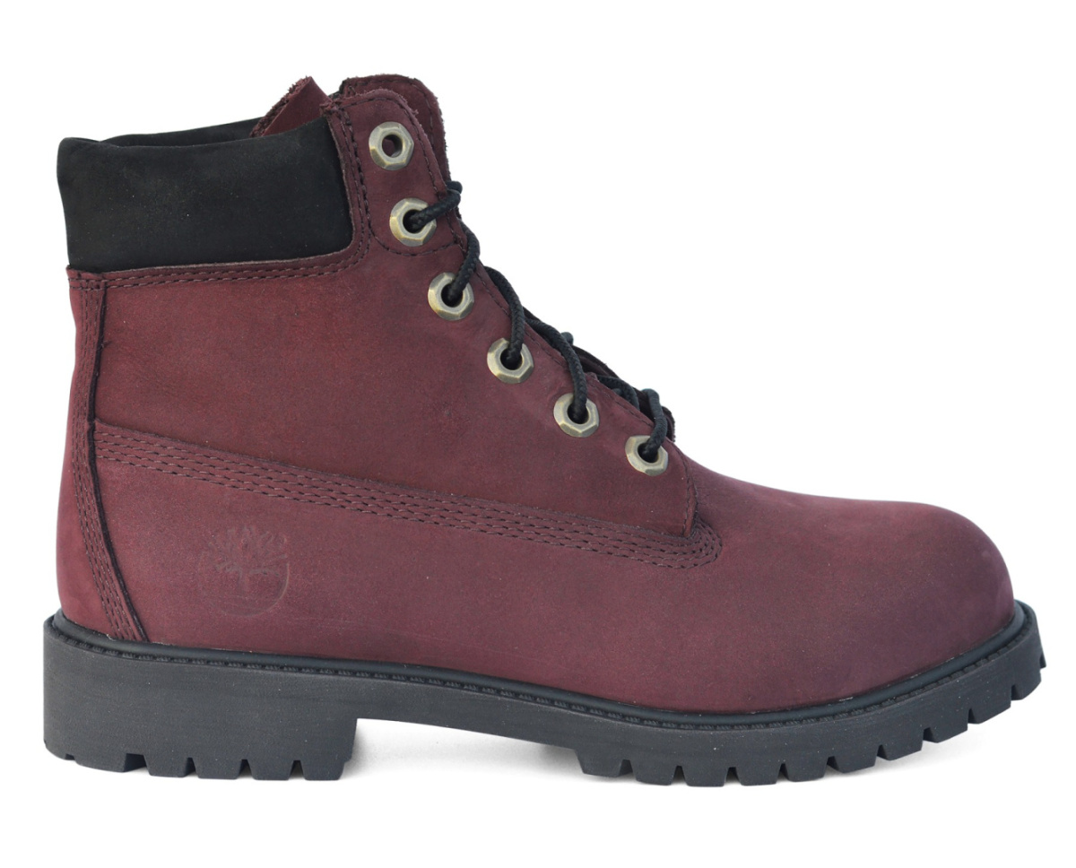 Timberland 6 In Premium Wp Boot A64A1 Bordové voděodolné boty