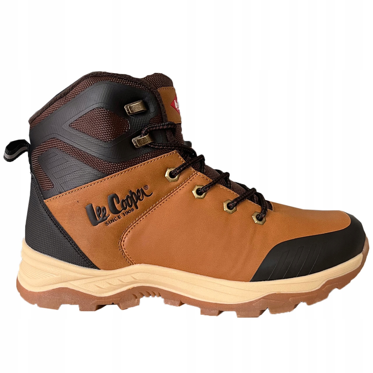 Pánské boty Lee Cooper hnědé LCJ-23-01-2046M Vel. 45