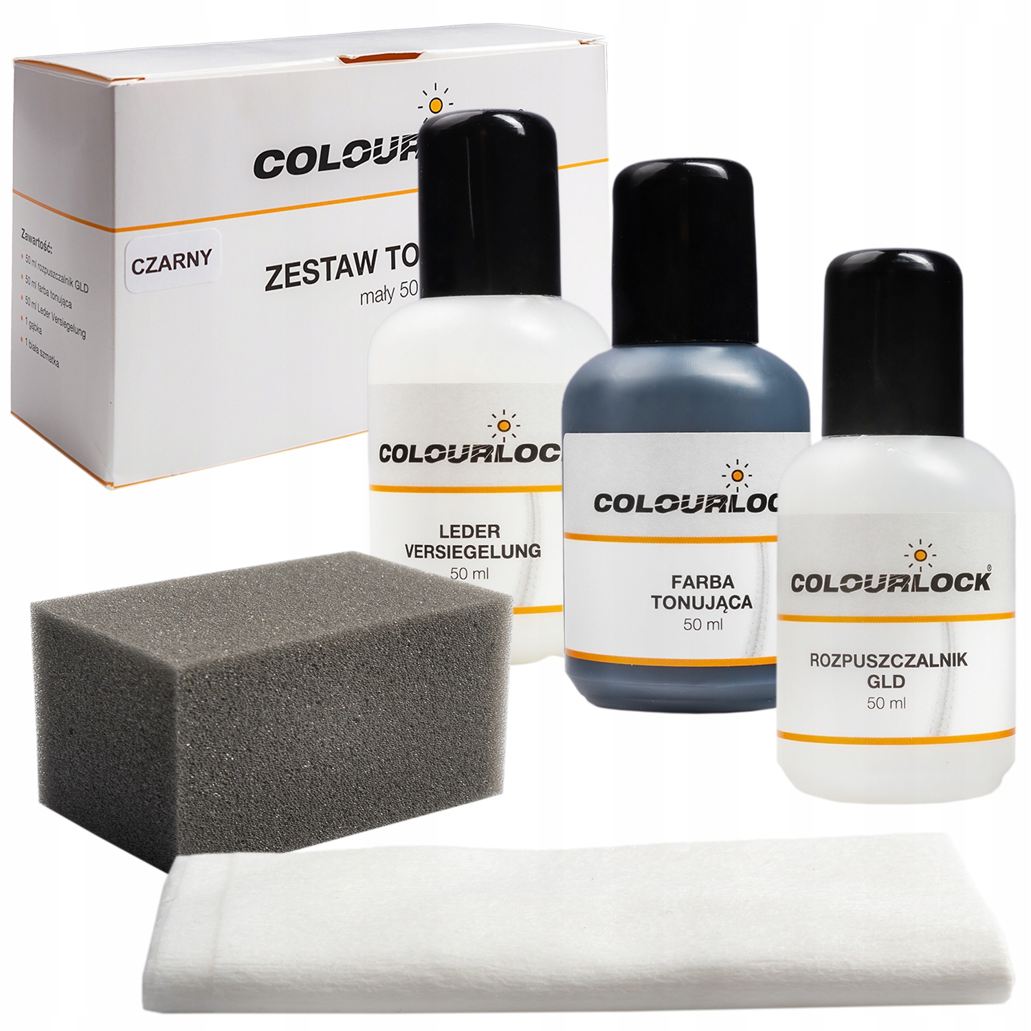 FARBA DO RENOWACJI SKÓR ZESTAW TONUJĄCY NAPRAWA KIEROWNIC BMW SCHWARZ