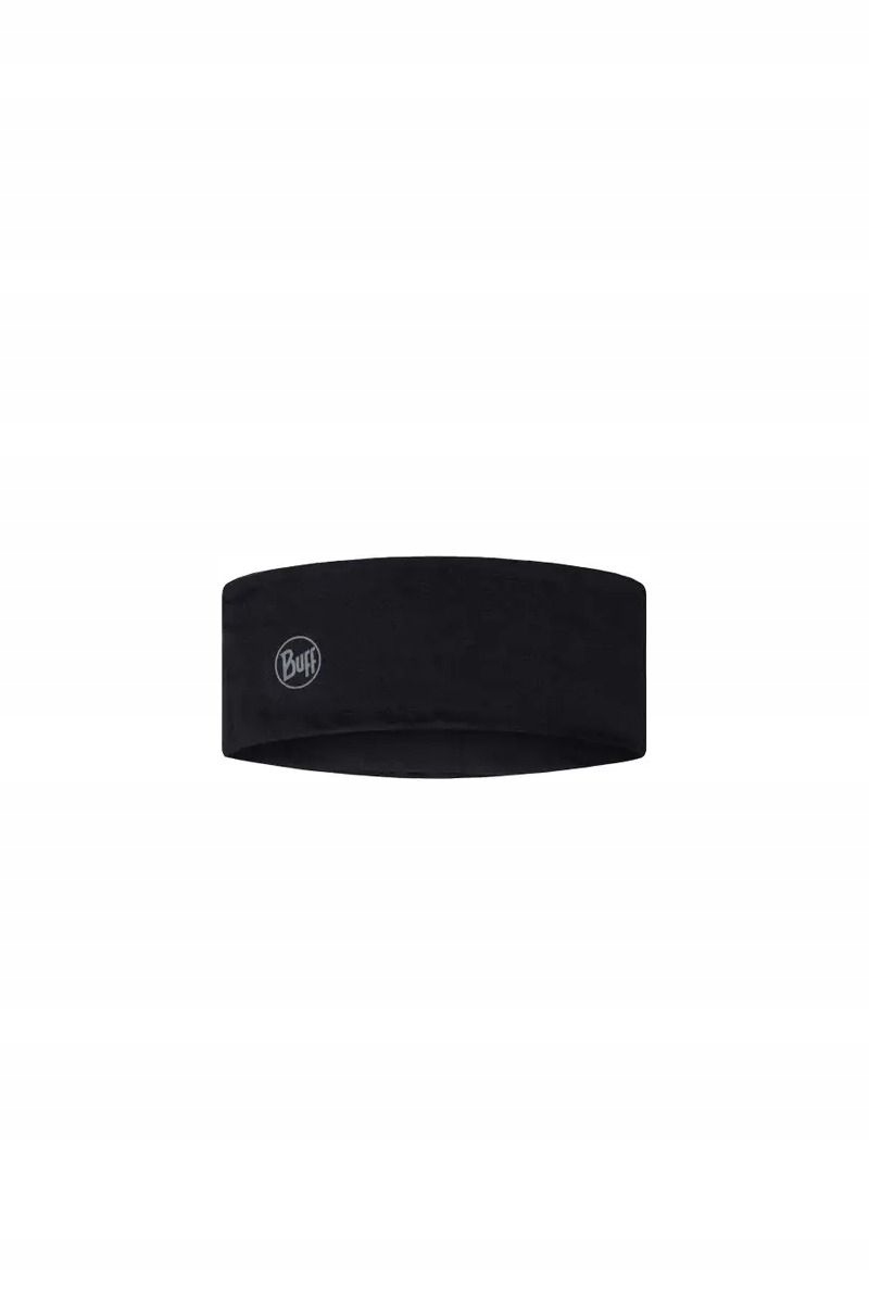 Buff Opaska Lw Merino Wool Solid Black uni