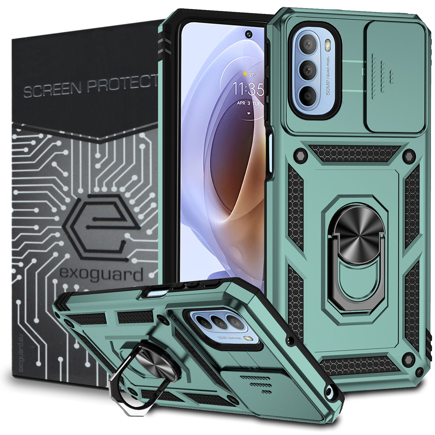 

Case Etui Pancerne+szkło do Motorola Moto G31 G41