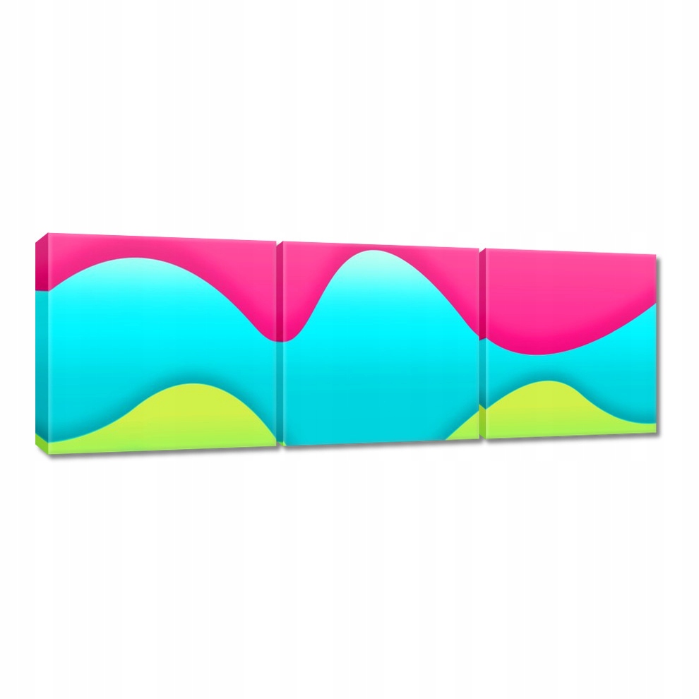 

Obrazy 60x20 Góry tęczowe NibyLandia