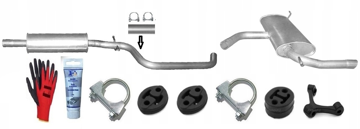 Seat Altea 1.2 1.6 (od 2004) Tlumič Koncový +bonus
