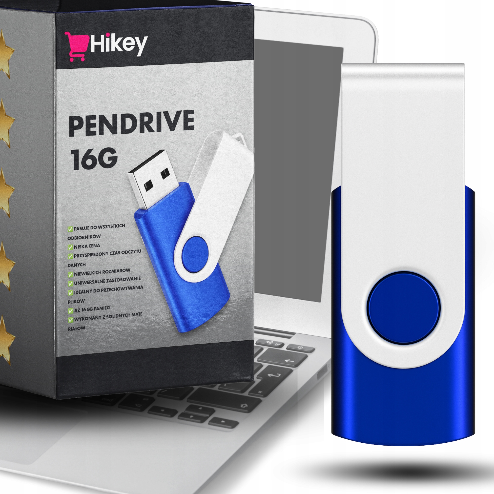 REKLAMNÍ FLASH DISK 16GB USB 2.0 FLASH DISK PŘENOSNÁ PAMĚŤ HIKEY ...