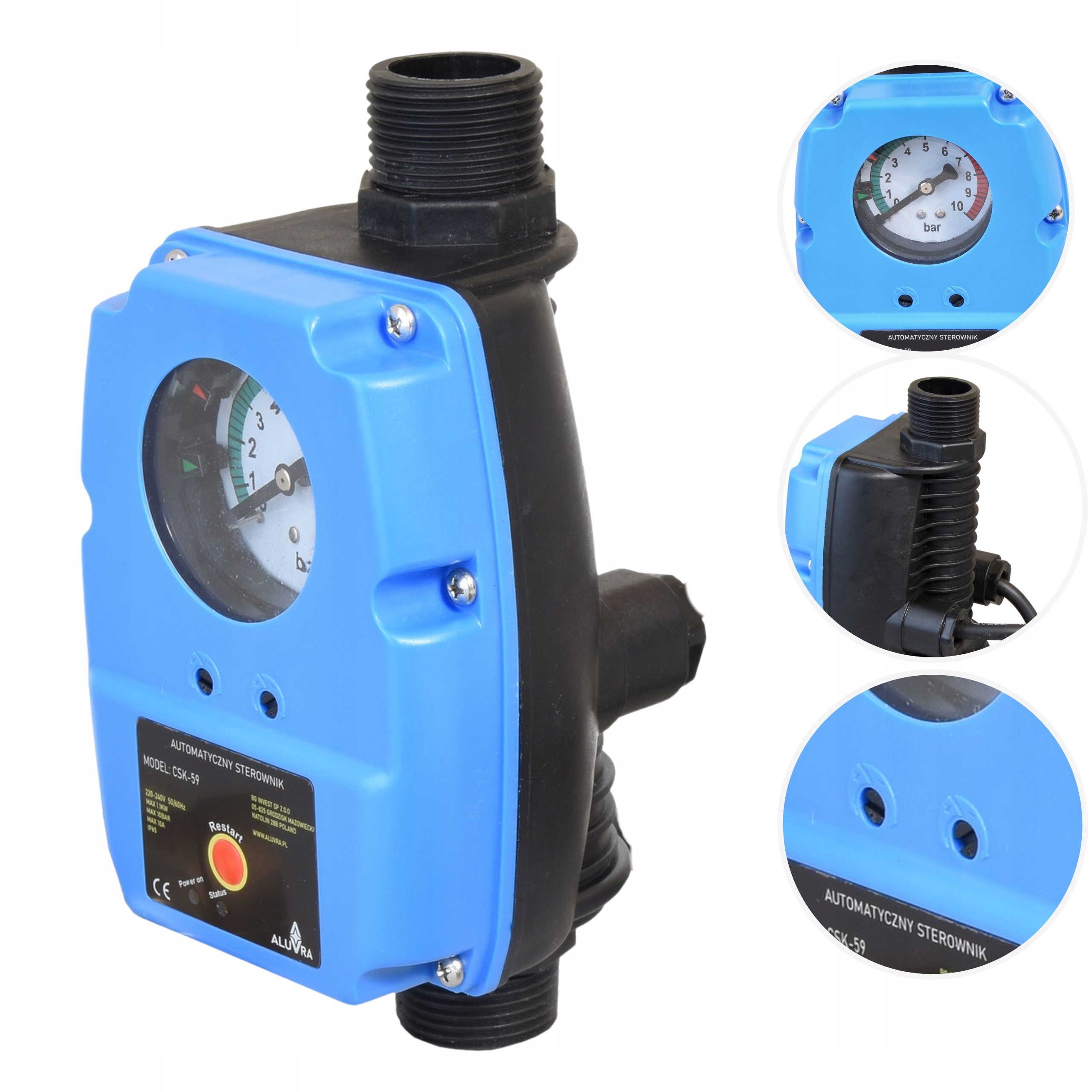 Automatyczny Wyłącznik Do Pompy Wody Automat Zawór Zwrotny Sterowanie Pracą