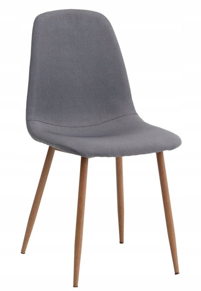 Krzesło do salonu kuchni Szare Jonstrup