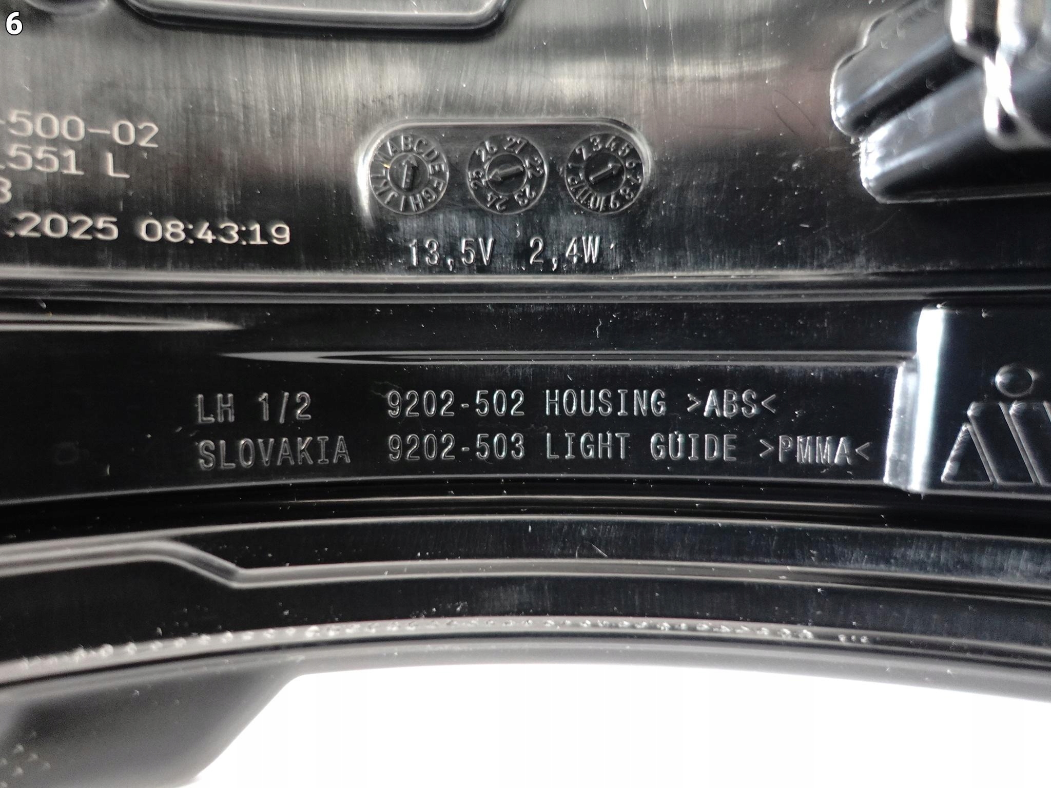 RANGE ROVER EVOQUE L551 VELAR L560 18- Blinkerleuchte LED W Spiegel links