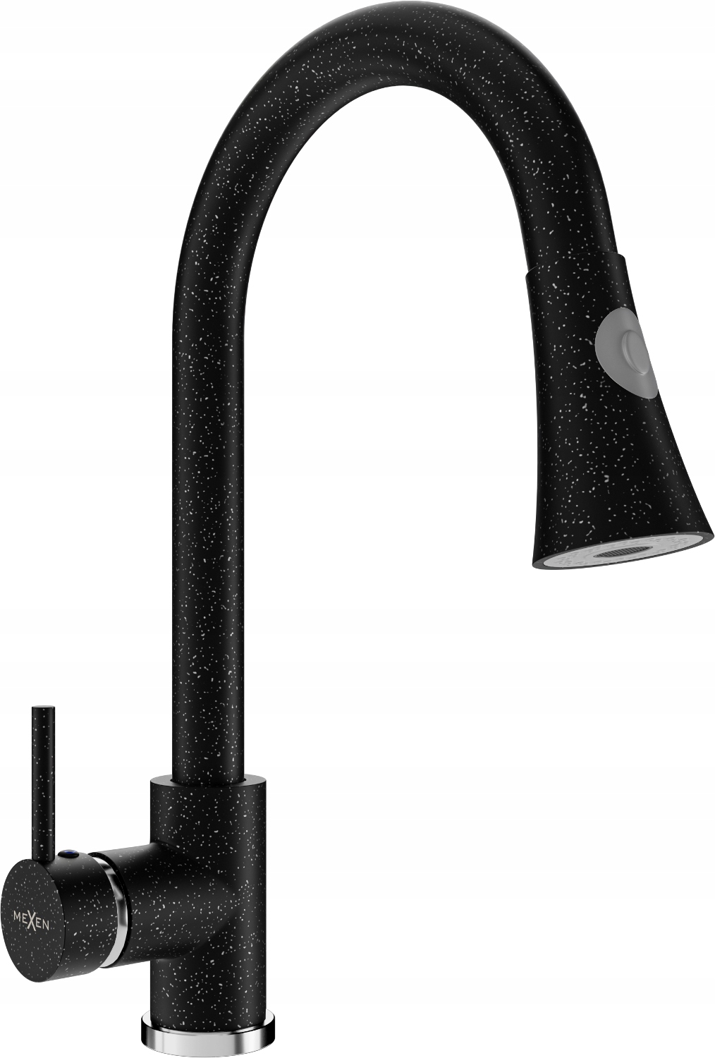 Mexen Elia Bateria Kuchenna Zlewozmywakowa Czarna Nakrapiana