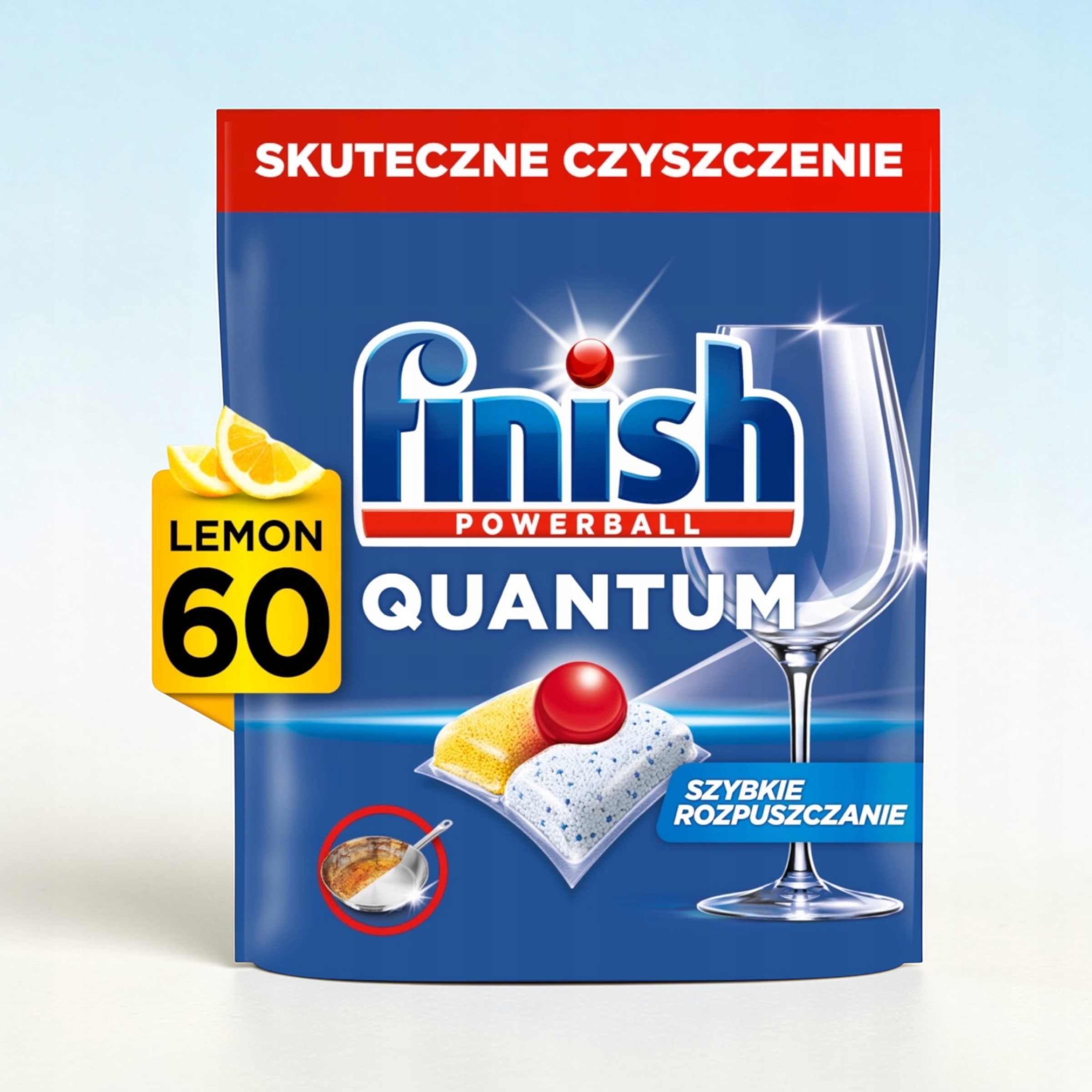 Kapsułki do zmywarki Finish Quantum All-in-1 Lemon 60 szt.