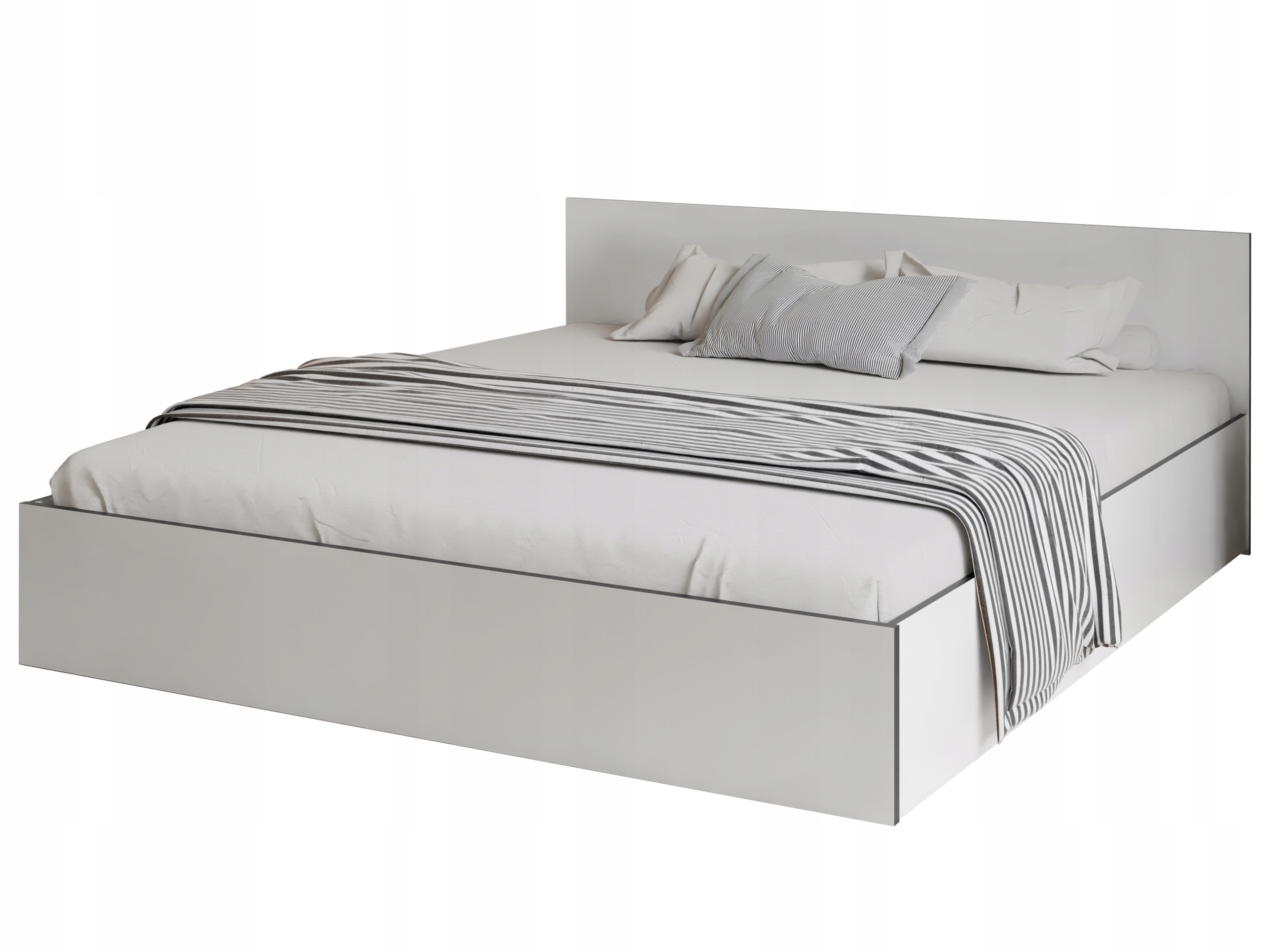Postel Dior Costa 160 bílá s roštem