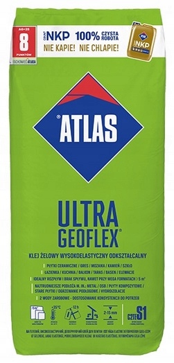 ATLAS GEOFLEX ULTRA ADHESIVE FOR GLAZE 25KG Brand Atlas