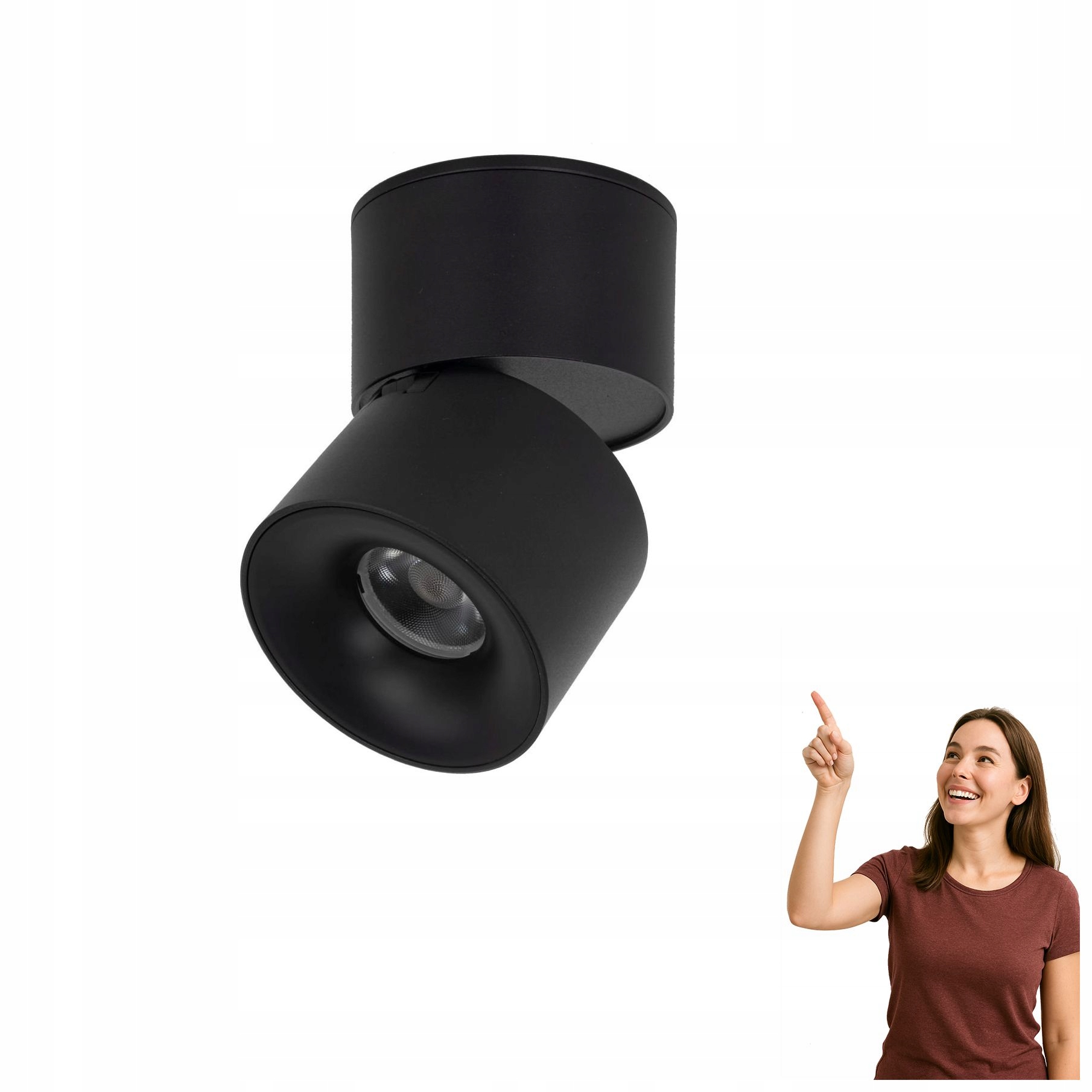 Led spotová reflektorová lampa 10W Spark Black Cct 18163 Tk Lighting