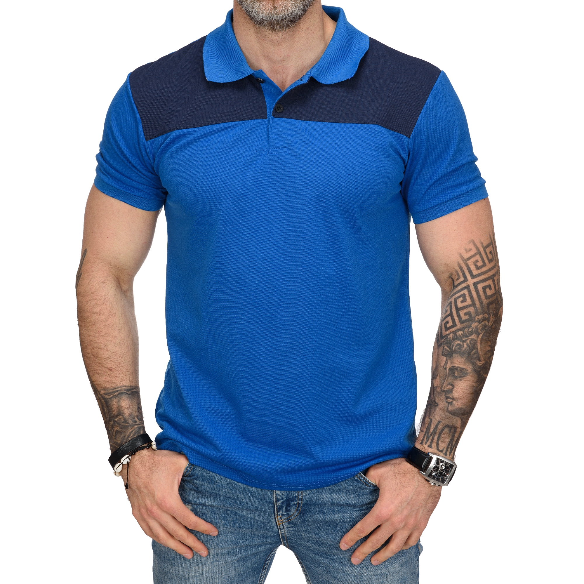 

P320 r. M Męska Koszulka Polo Gładka Polówka