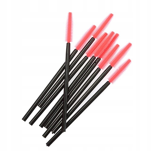 SZCZOTECZKA silikonowa do Rozczesywania RZĘS BRWI do Tuszu (50 szt.) Rodzaj szczoteczki