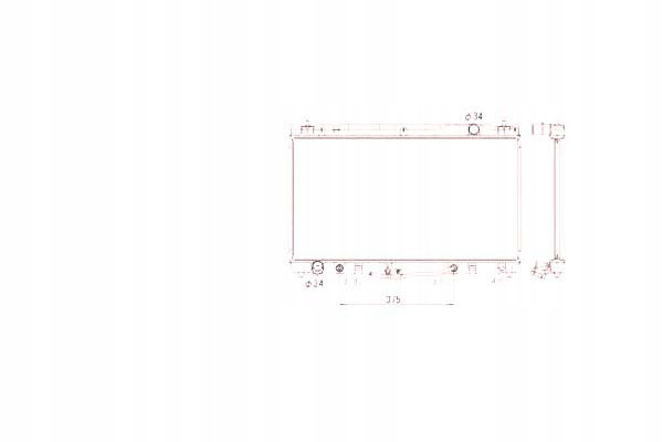 NRF CHŁODNICA WODY TOYOTA CAMRY 3.0 V6 (MCV3_. ACV