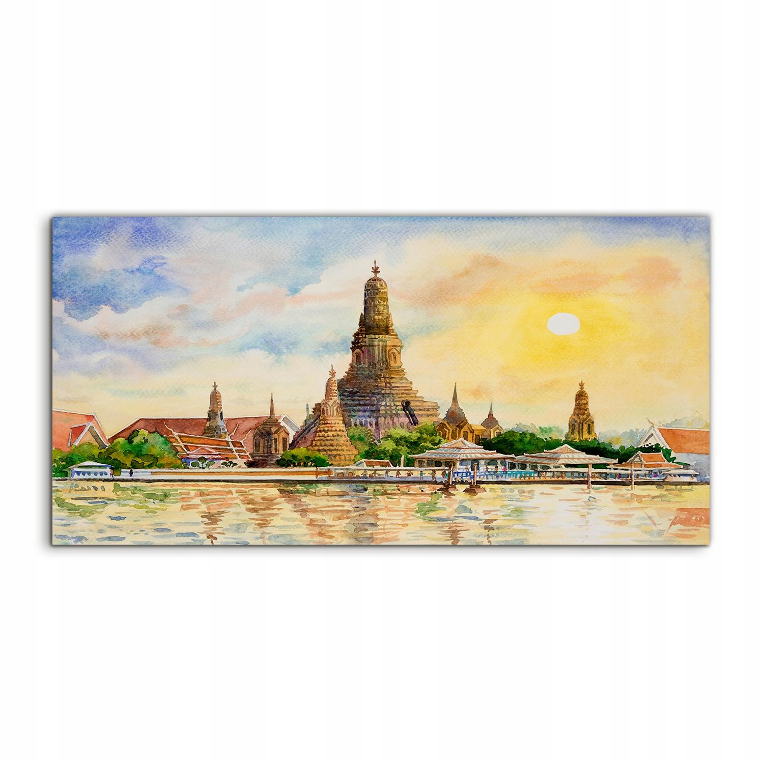 Fotoobraz akryl 100x50 závesný Chrám Thajsko