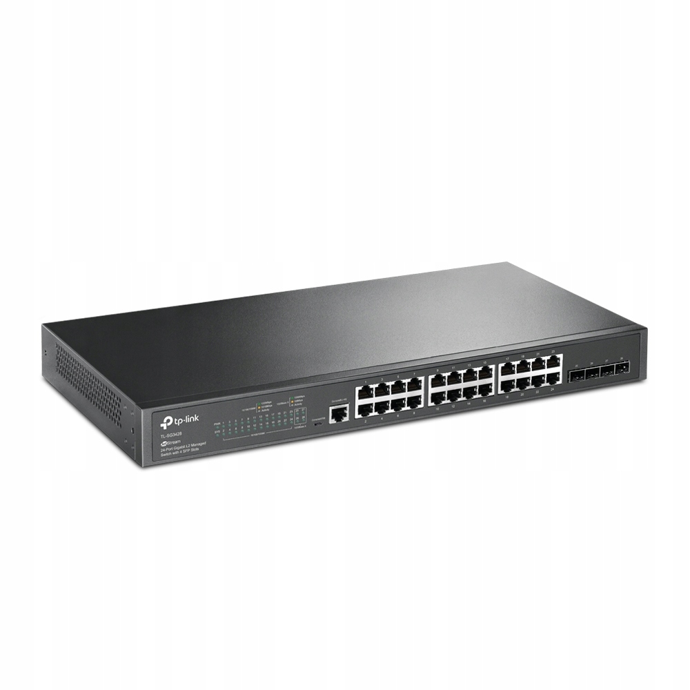TP-Link TL-SG3428 JetStream 24-Port Gigabit L2+ Managed Switch/ 4x Gigabi
