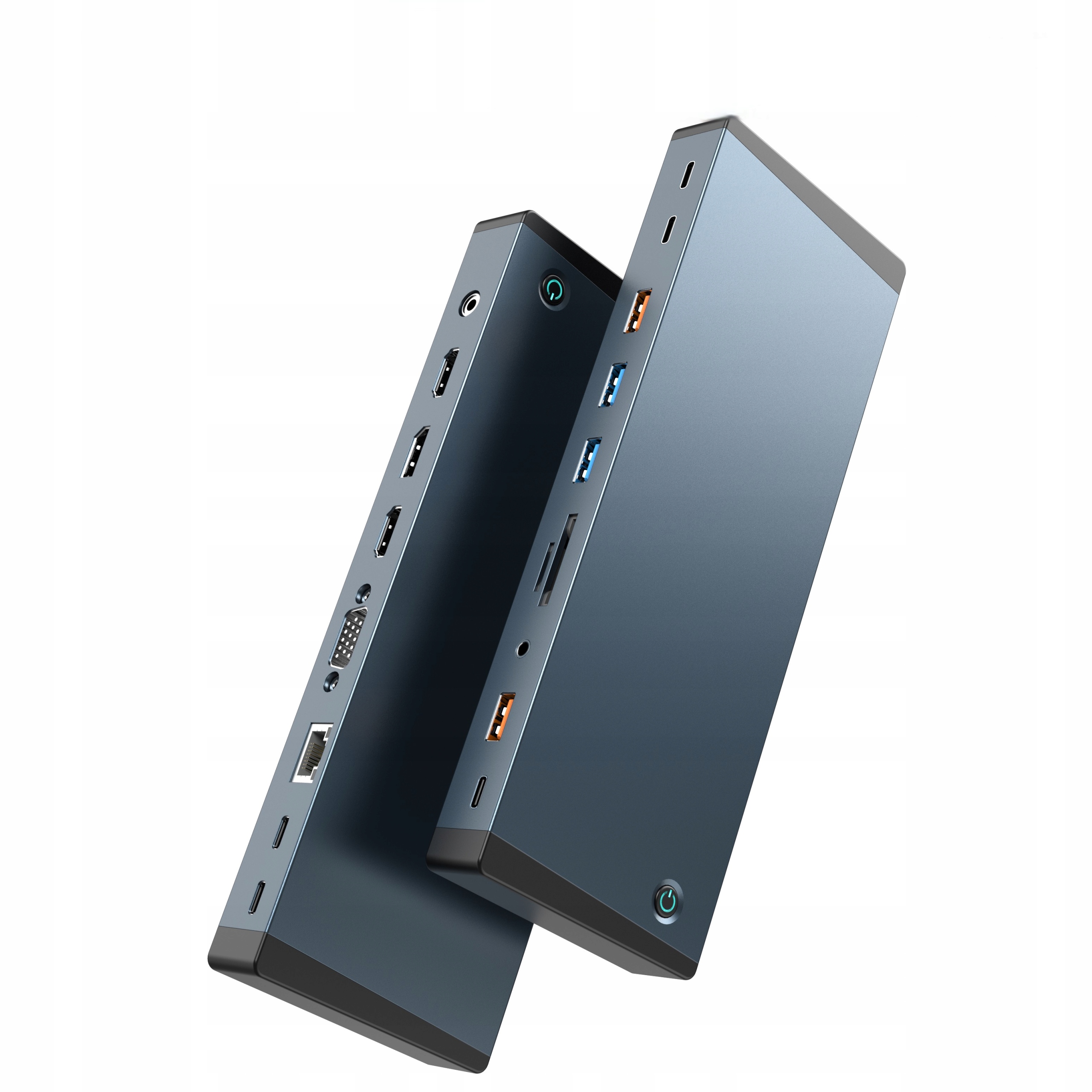 Dokovací stanice Hub 18-v1 s Hdmi 4K Dp Vga Usb-c Pd 100W RJ-45 Sd/tf