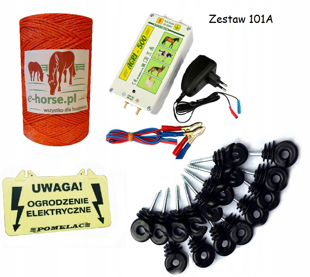 

Zestaw kompletny pastuch elektryczny dla psa 101A
