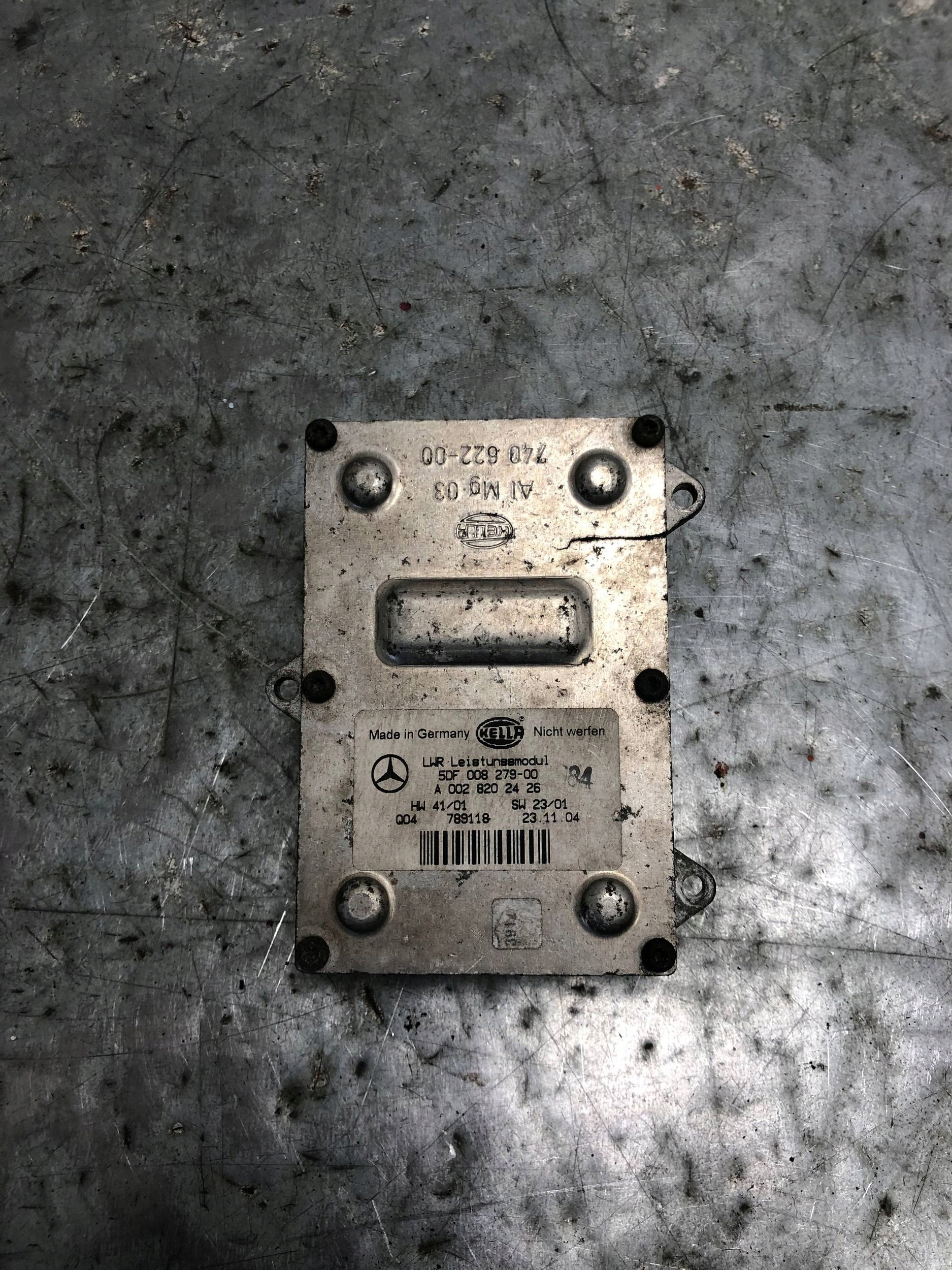control unit XENON left front MERCEDES W211 A0028202426