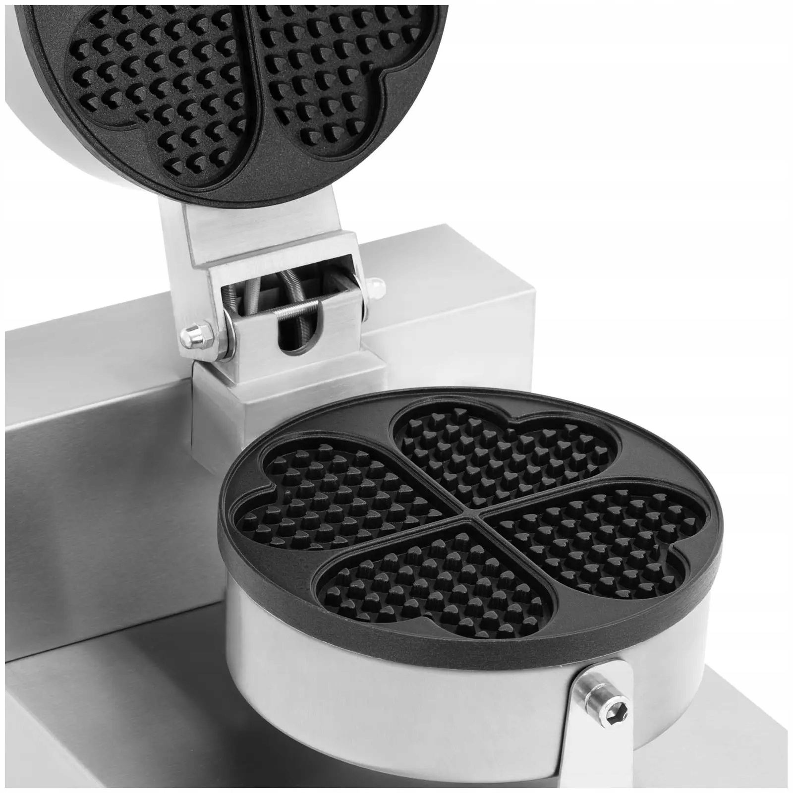 Gofrownica Kształt Serca 1000W 0-5 min Royal Catering RC_WMS_04 10012626