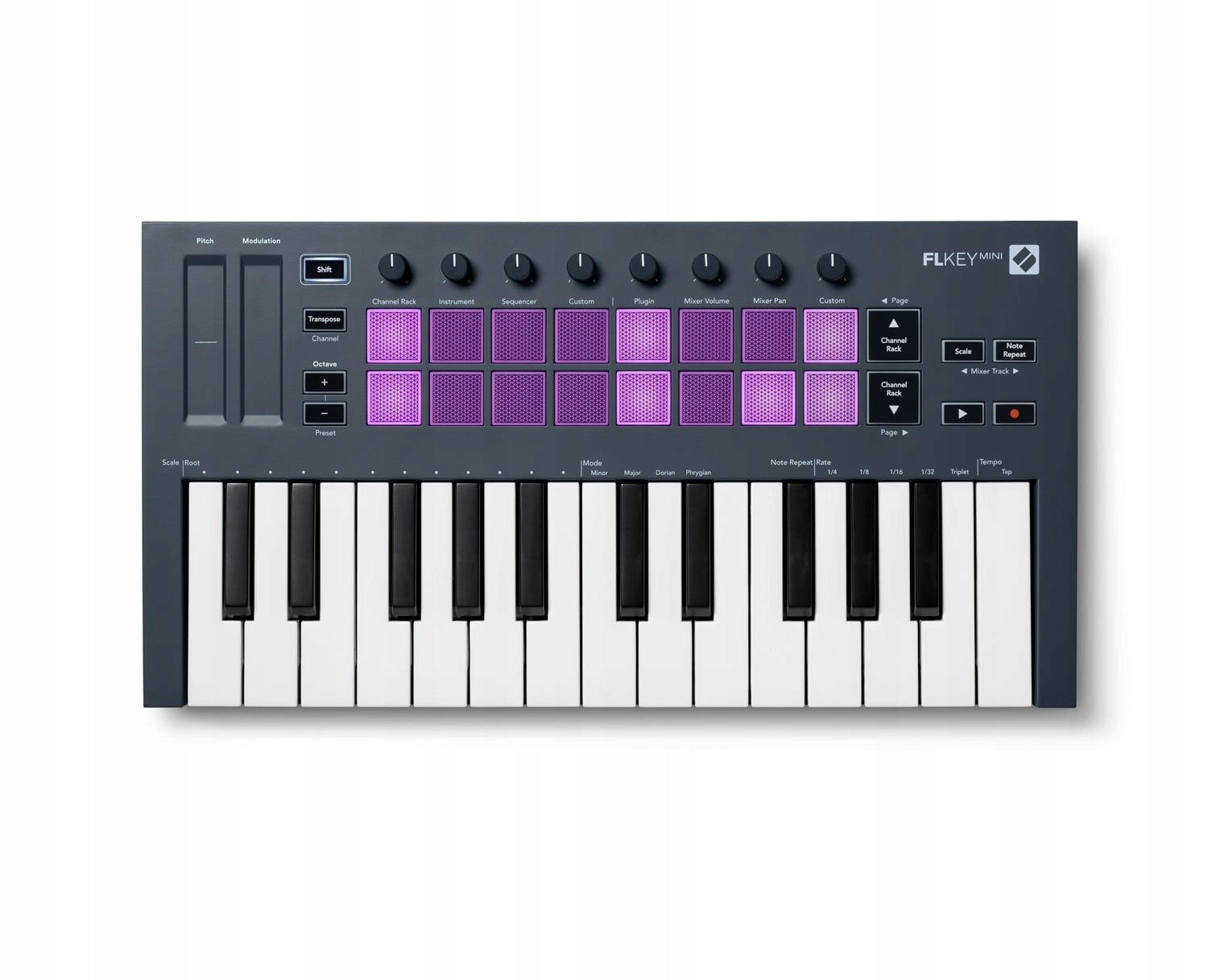 NOVATION FLKEY MINI KLAWIATURA STERUJĄCA FL STUDIO EAN (GTIN) 815301001447