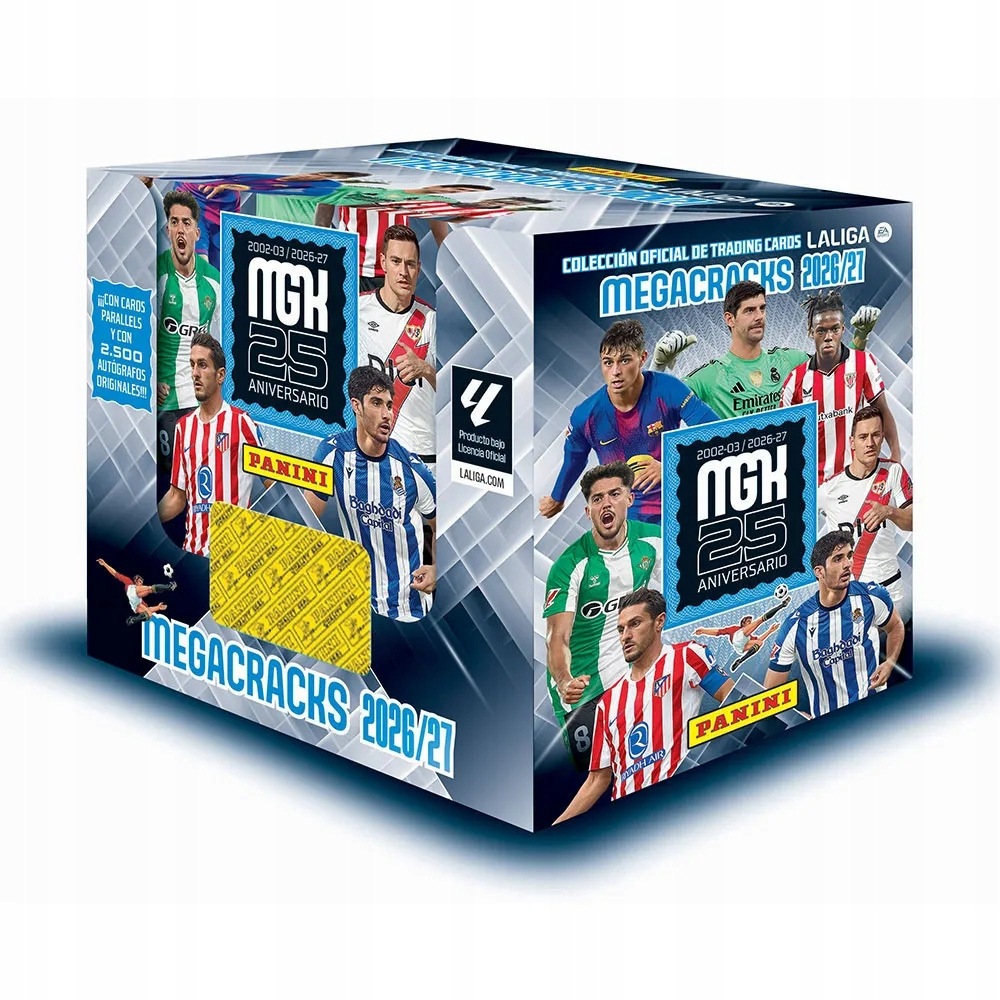 Panini Megacracks LaLiga 2026/27 Box 50 Saszetek 400 Kart