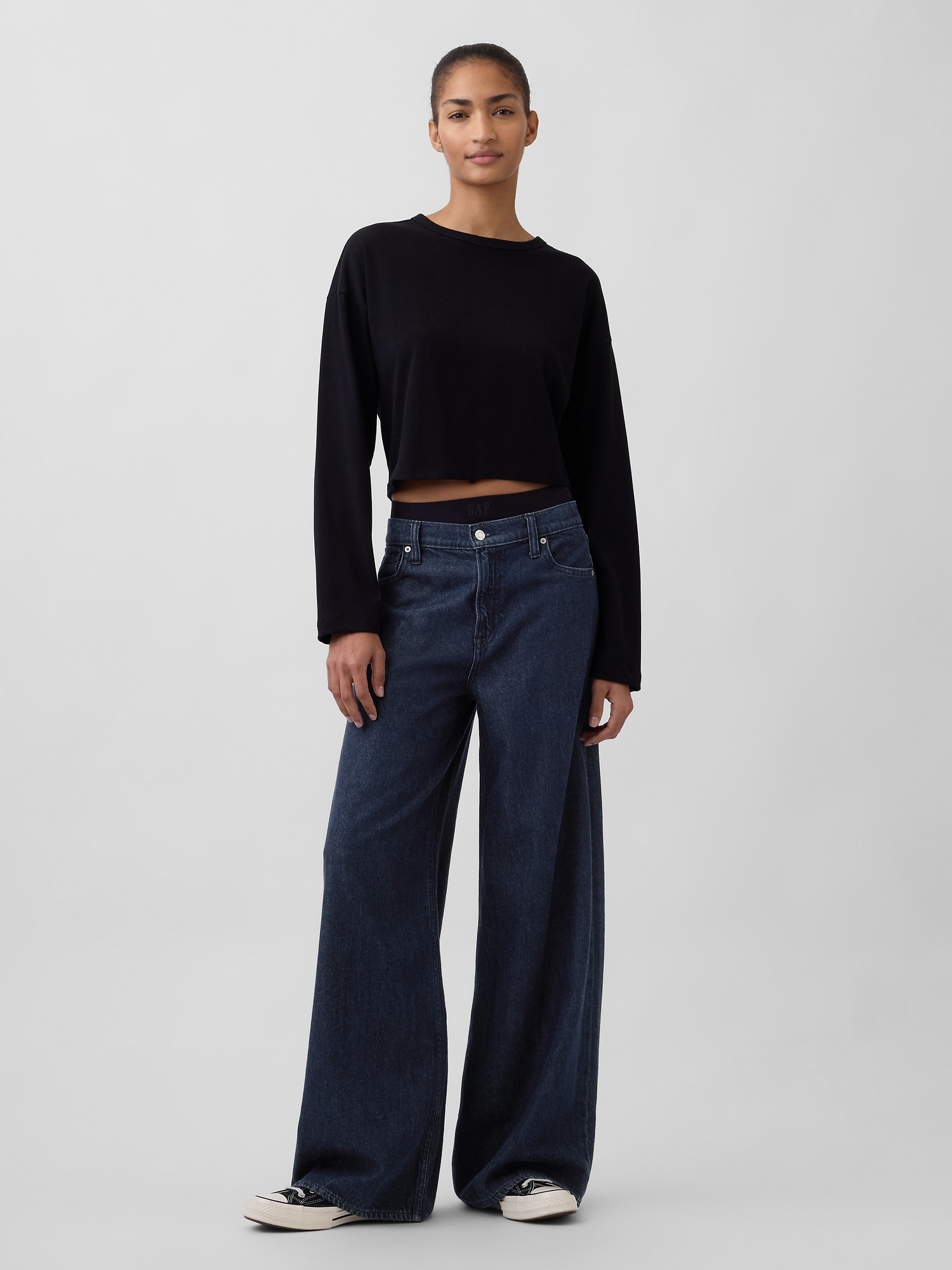 Gap Džíny Mid Rise UltraSoft Baggy