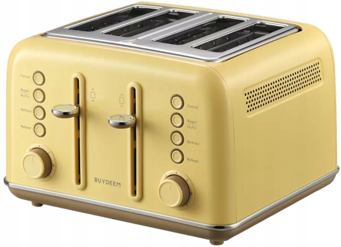 BUYDEEM Toster na 4 kromki, DT640E, Mellow Yellow, EU — 7