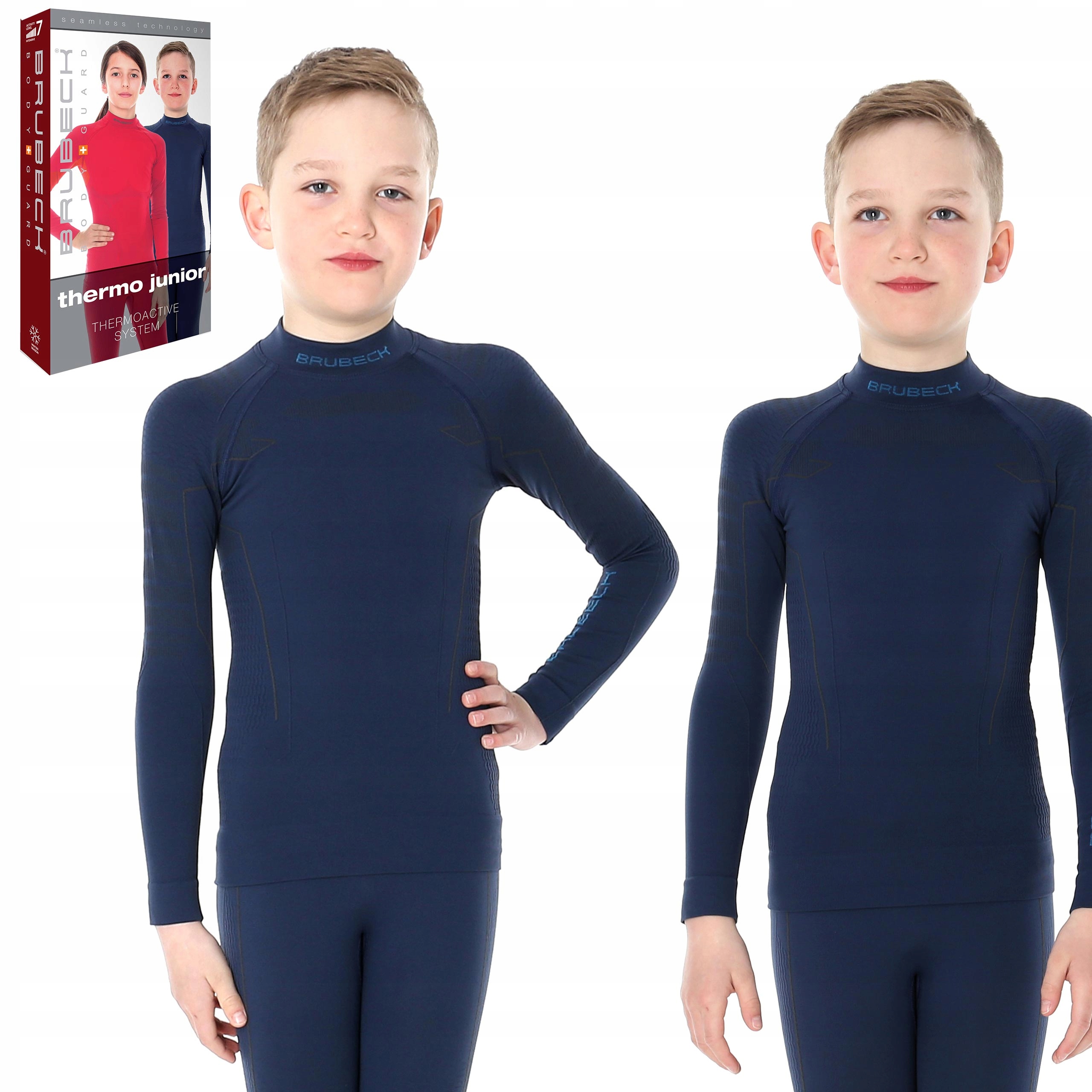 Bluza Termo dla chłopca nastolatka Termoaktywna Brubeck Junior r. 140-146