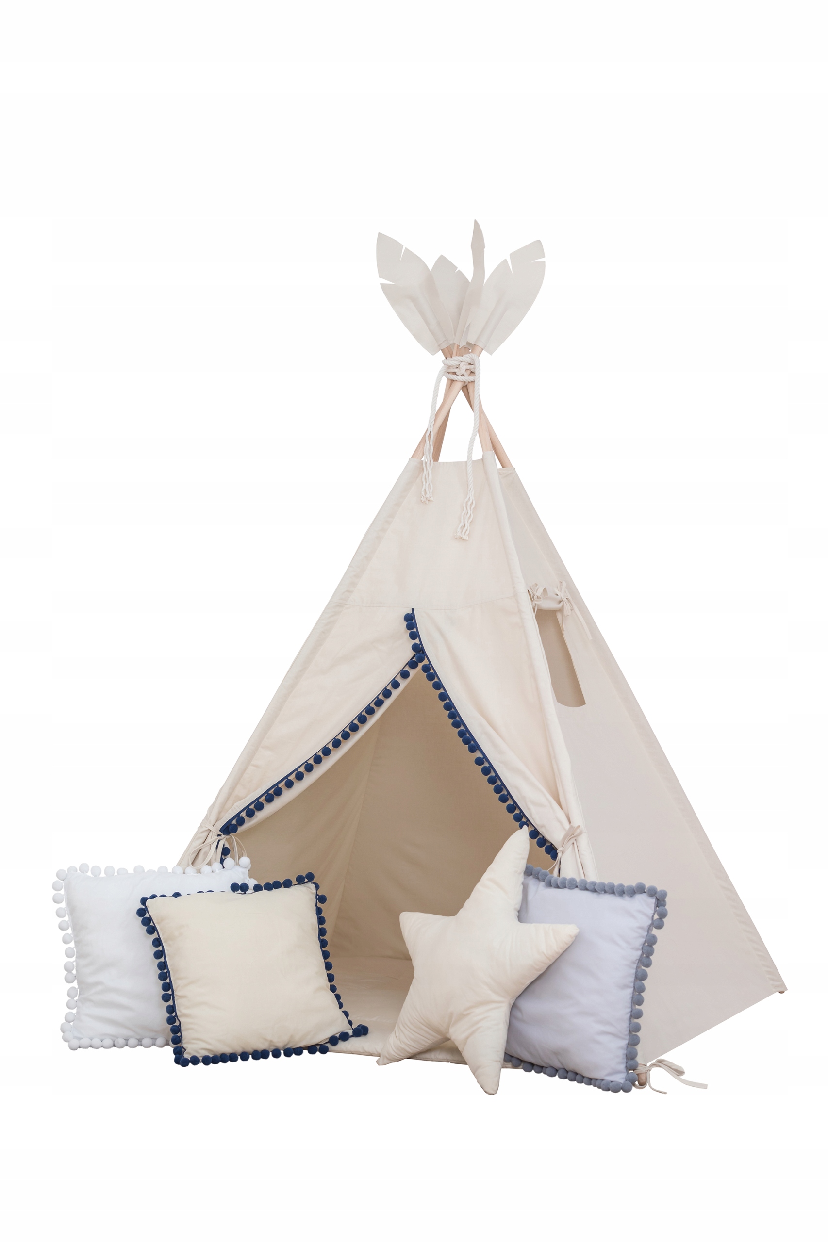 NAMIOT dla dzieci TIPI-WIGWAM- krem ,beż