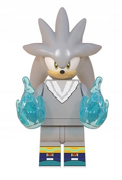 

klocki Sonic figurka Silver the Hedgehog