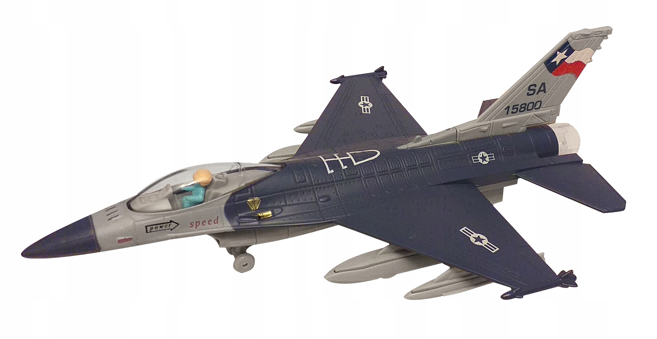 MYŚLIWIEC F-16 SAMOLOT METALOWY ŚWIATŁO I DŹWIĘK