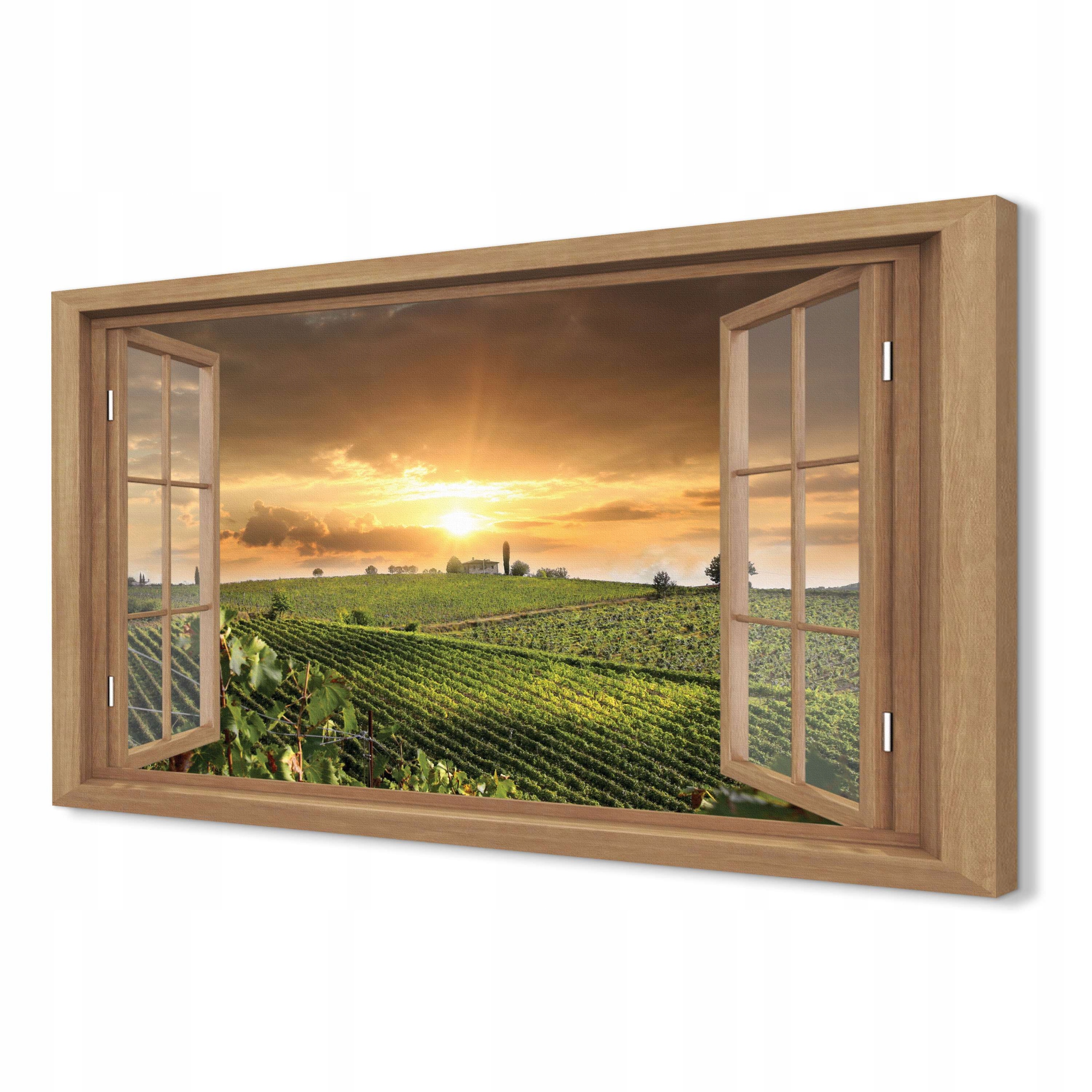 Obraz zväčšujúci interiér 120x80 Vinárstvo slnka