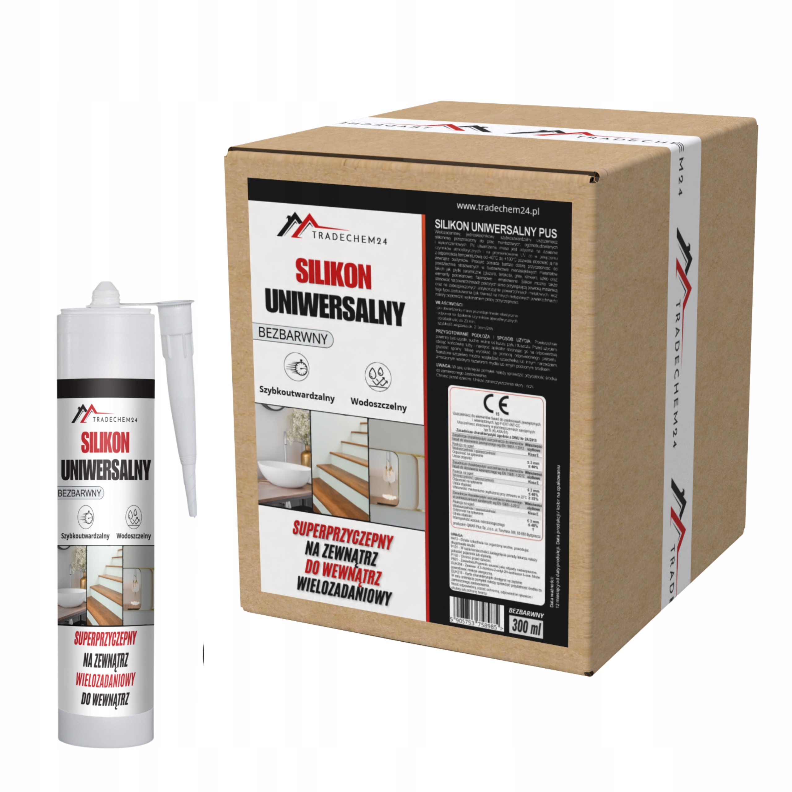 12x Bezbarvý Silikon Do Kuchyně Kameny Oken Granitové Koupelny Akvárium