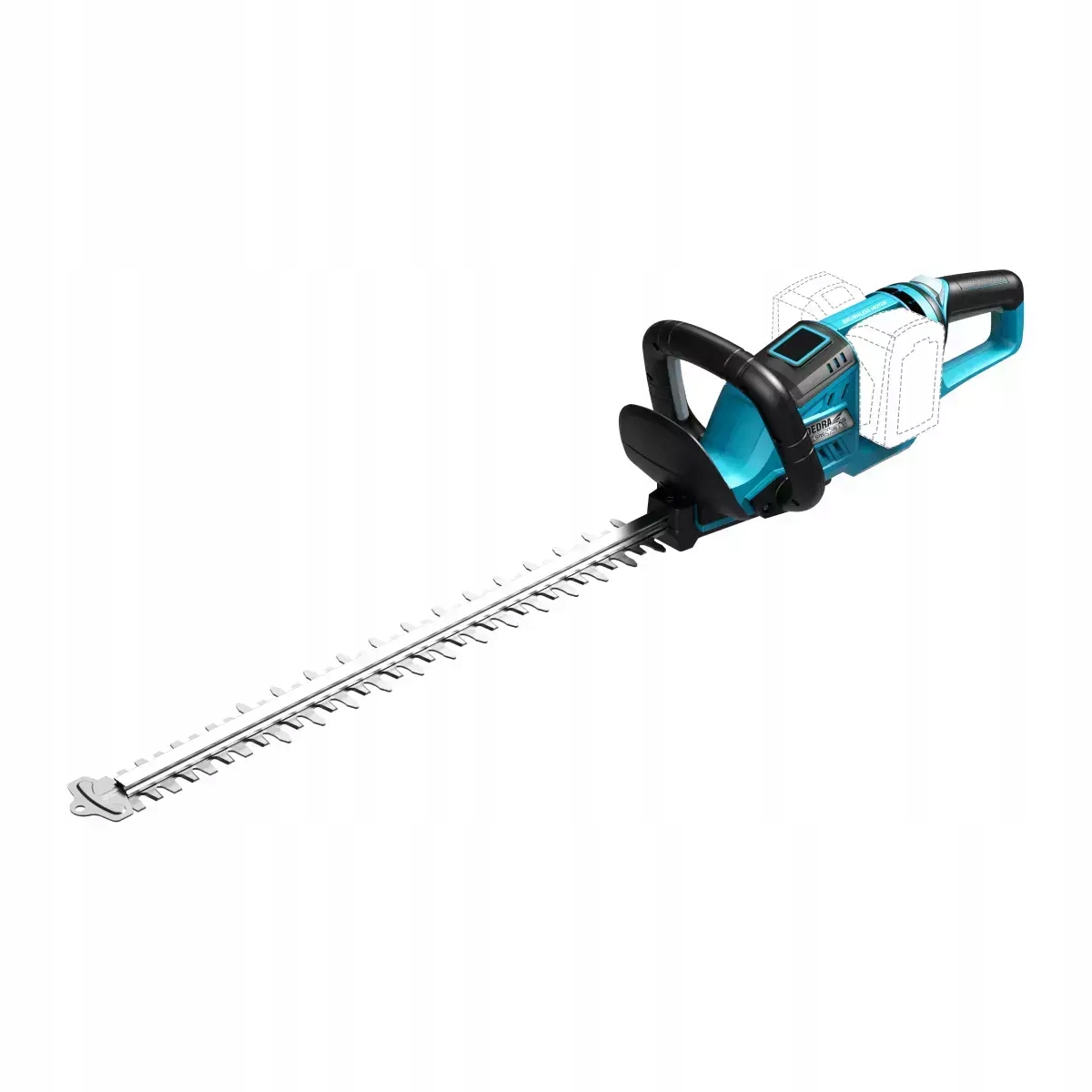 Nożyce do żywopłotu bezszczotkowe 600mm, 2x18V body Dedra
