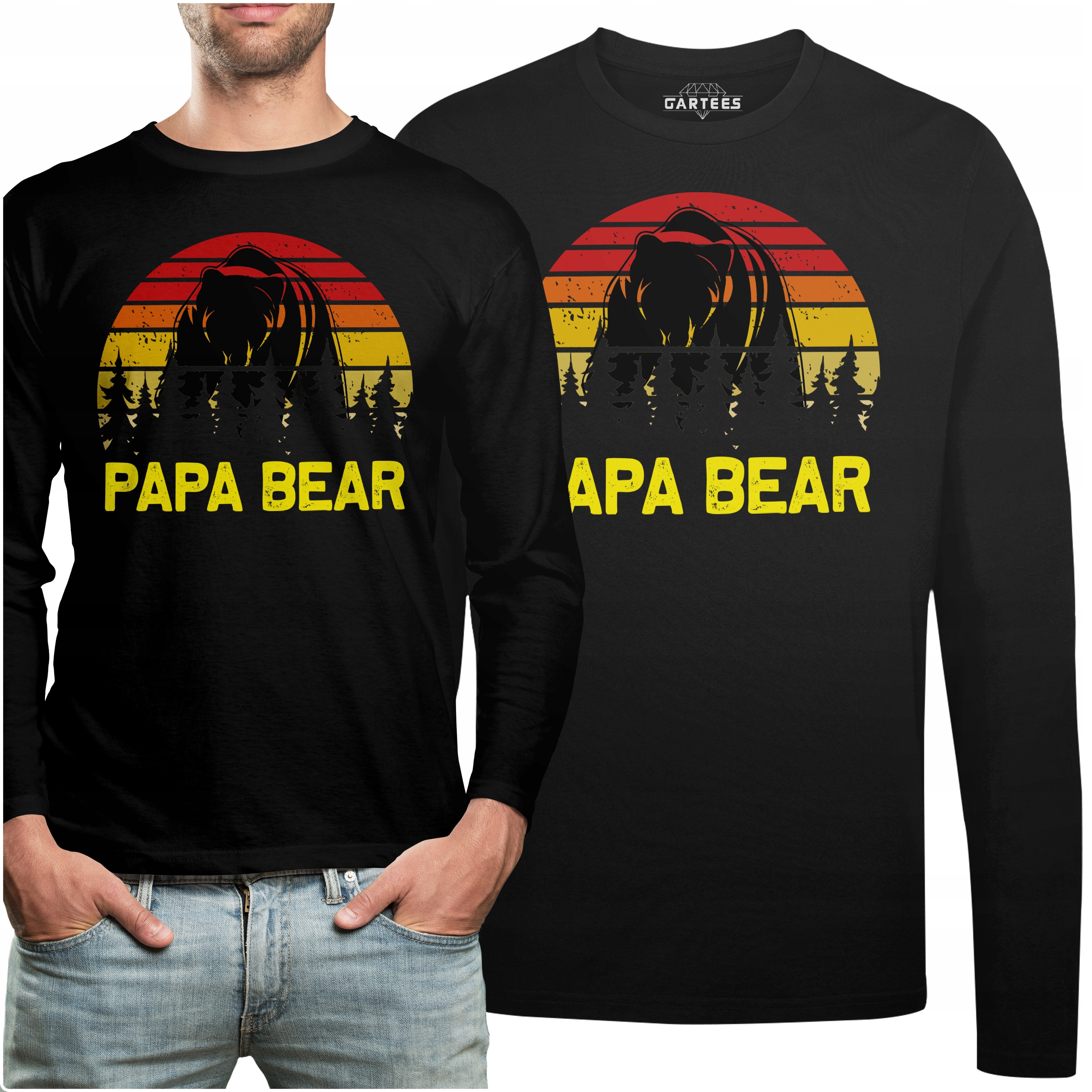 

Koszulka Long Pomysł Na Prezent Papa Bear