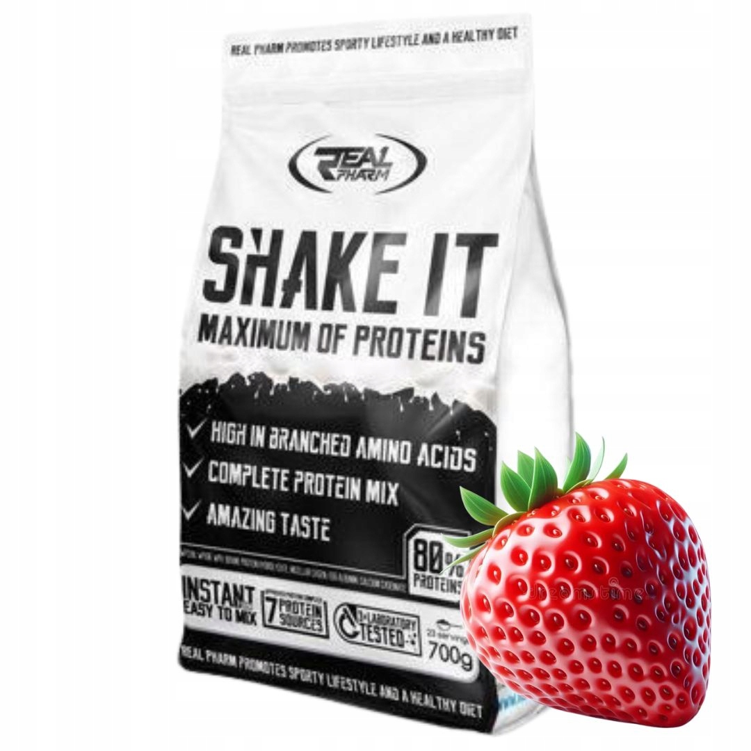 Real Pharm Shake It 700 g Wpc Wpi koncentrát proteinový izolát proteinový izolát mix