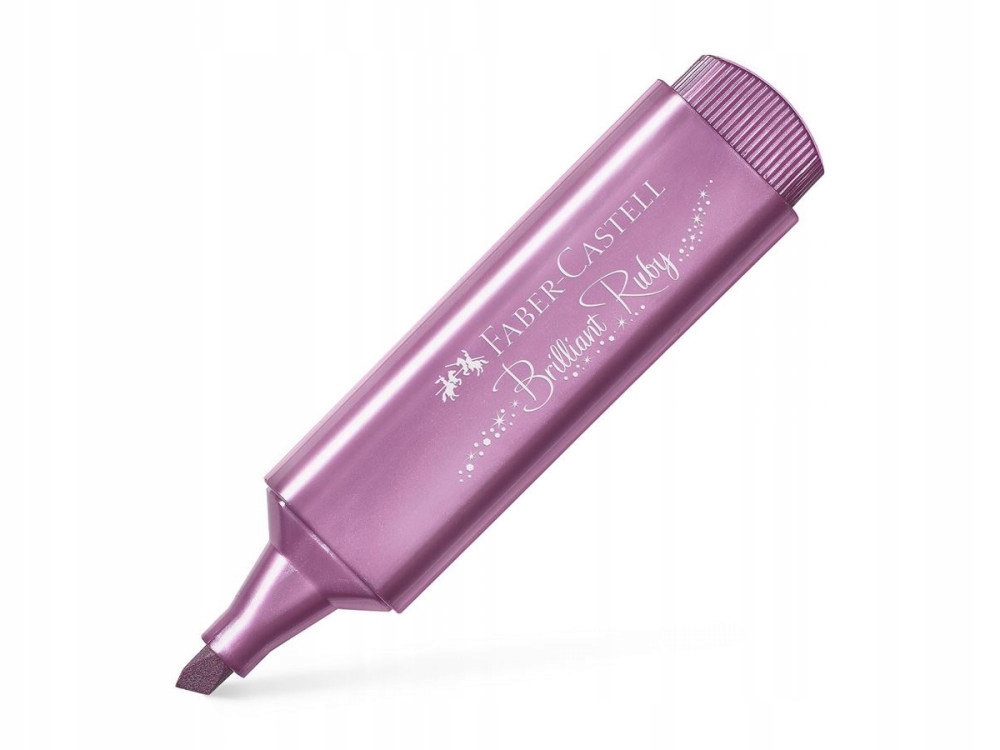 

Zakreślacz Faber-castell Metaliczny Rubinowy