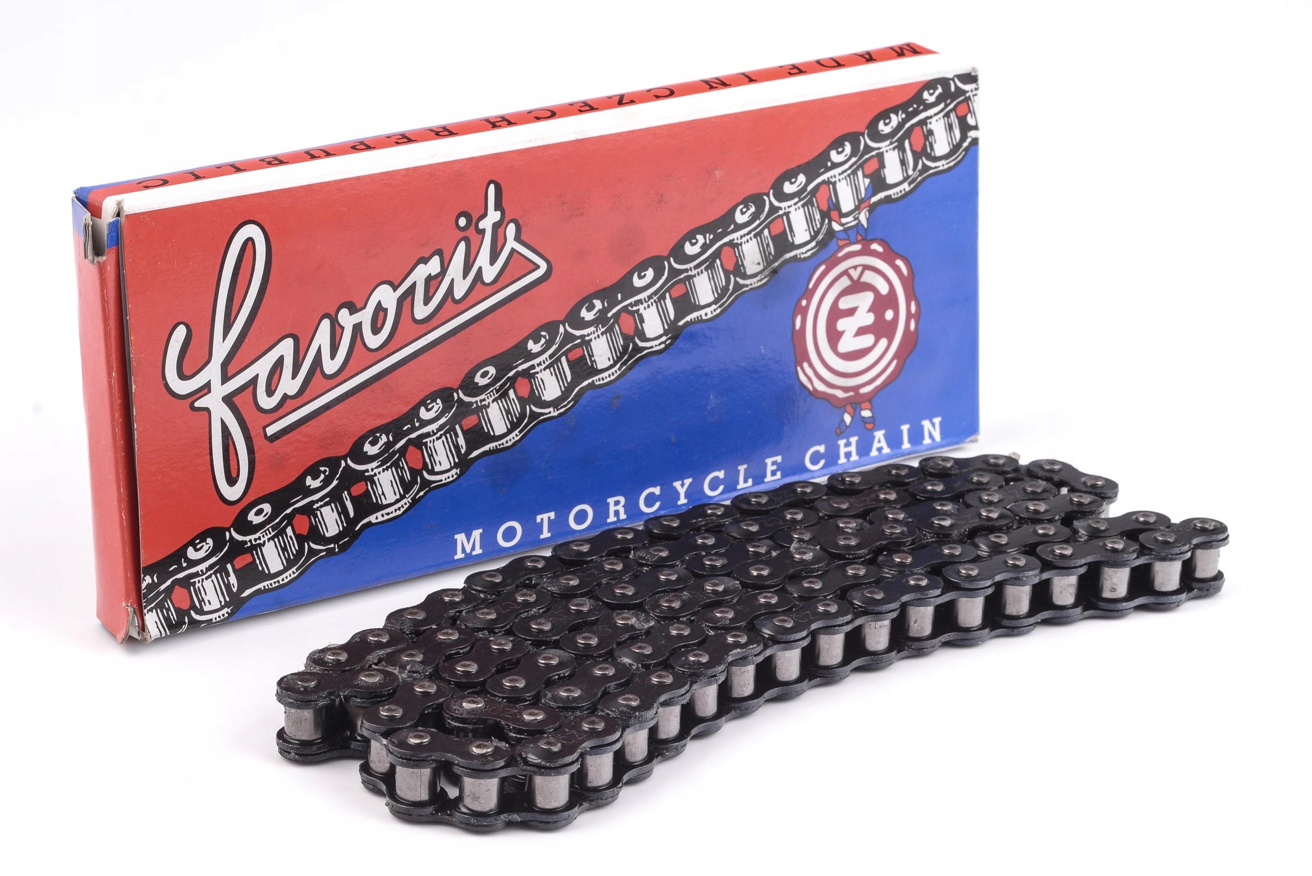 Łańcuch napędowy czeski Favorit 428H 120 WSK 125 175 MZ TS 250 SHL M17