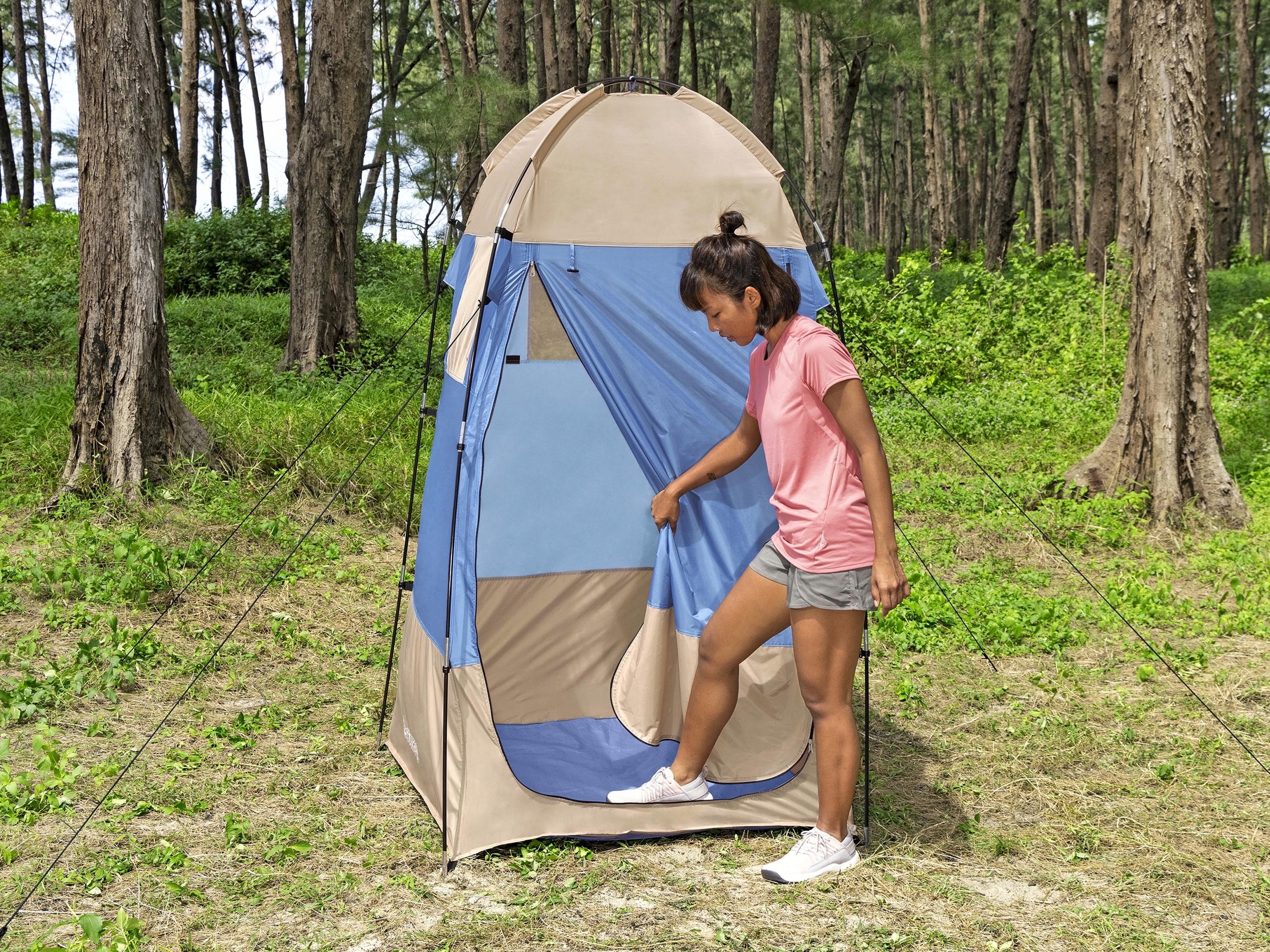 NAMIOT PRYSZNIC WĘDKARSKI PRZEBIERALNIA TOALETA Długość (cm) 110