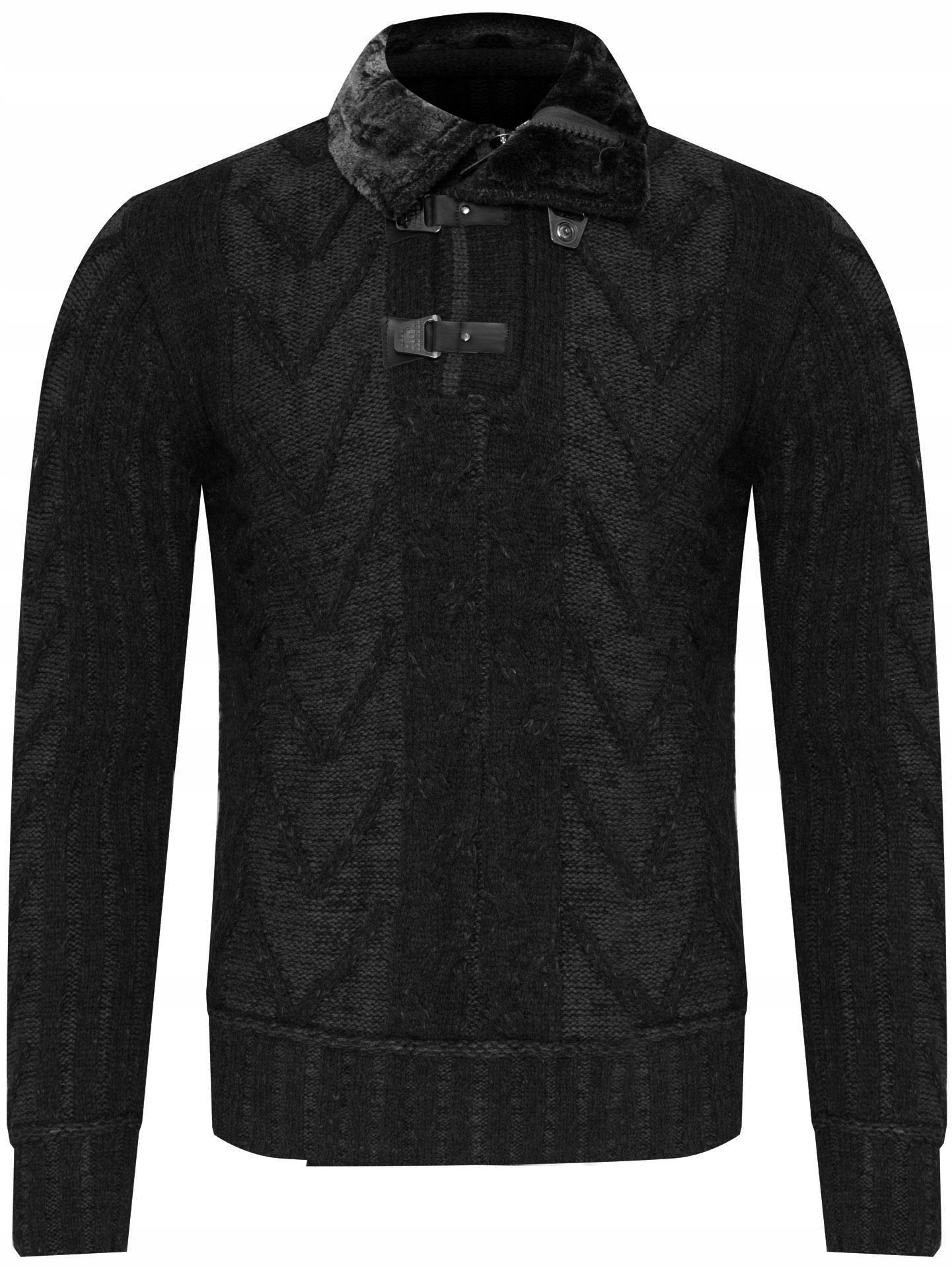 Pánský Svetr Pologolf 590 Tmavě Šedý, vlněný, teplý, pohodlný, elegantní