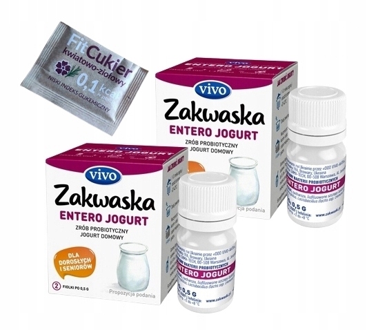 

Zestaw 2x Entero Zakwaski Jogurt probiotyczny Vivo