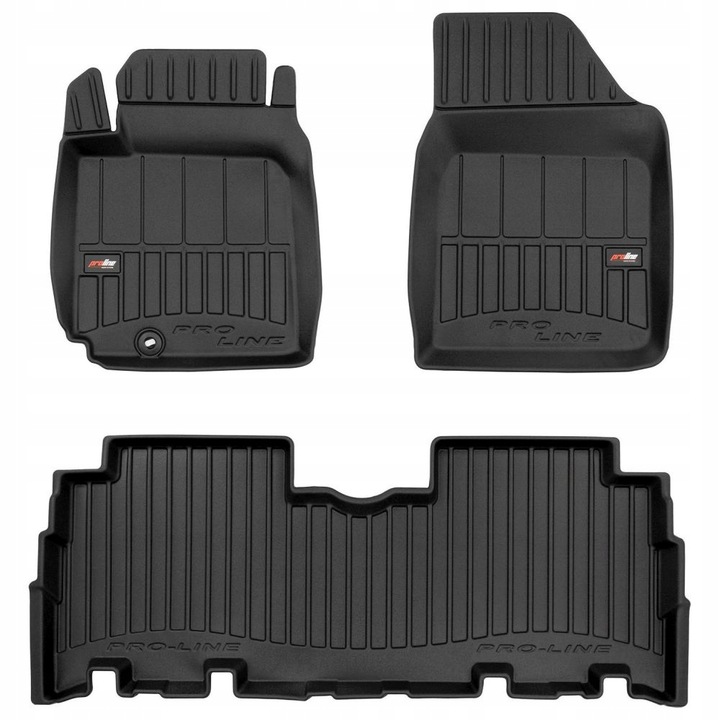 Gumové Koberce Toyota Yaris Verso 1999-2005 Korytka 3D
