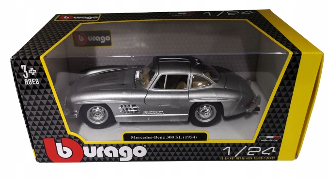 

Model Bburago 1:24 Mercedes-benz 300SL 1954