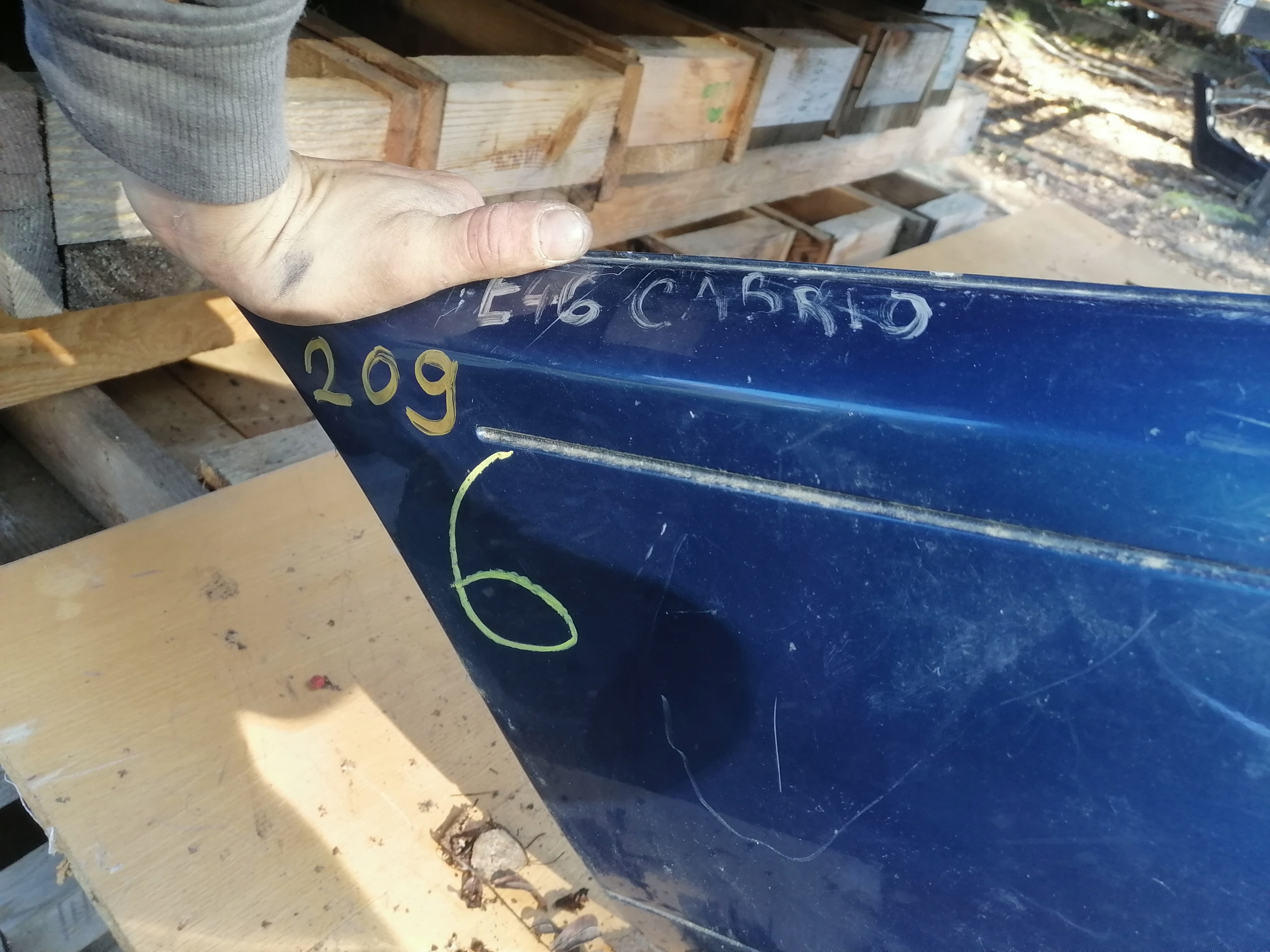 bumper rear part rear BMW 3 E46 COUPE 8218178