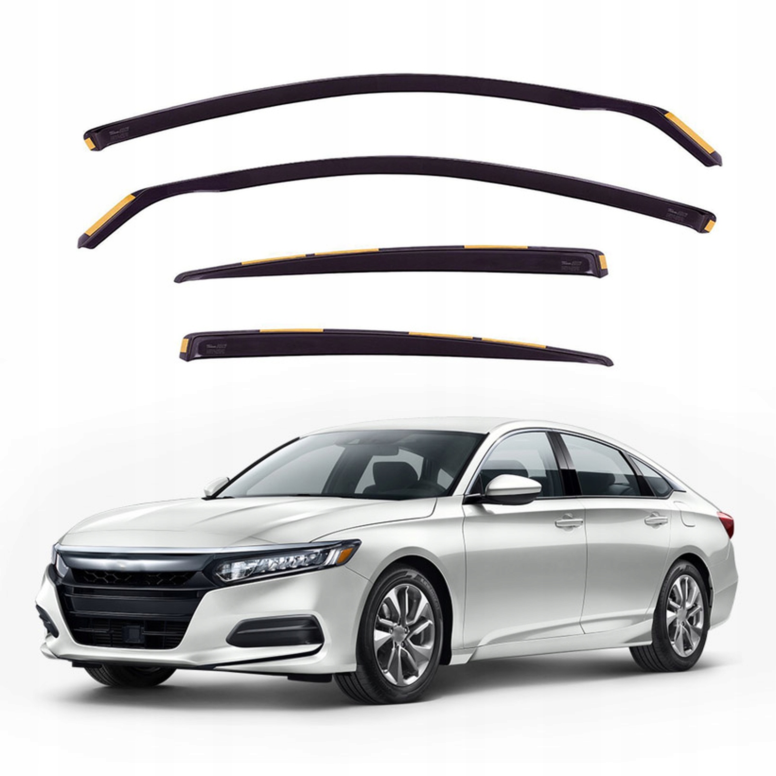 Deflektory ofuky okien pre Honda Accord 10 4D 2017-2023 Sedan 4ks Lse