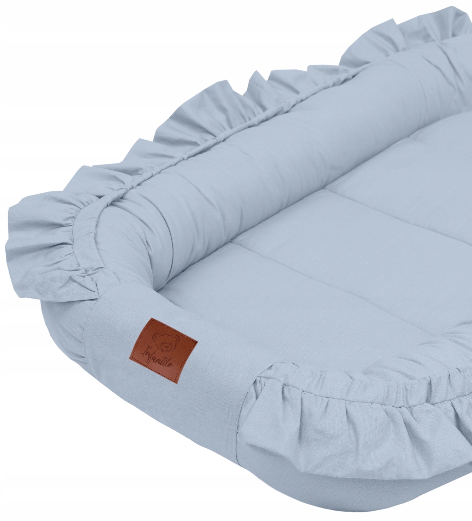 INFANTILO KOKON NIEMOWLĘCY BAWEŁNIANY Z FALBANKĄ Bohater brak