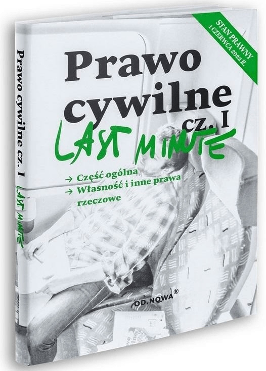 Last Minute. Prawo cywilne, część 1. 1.06.2022