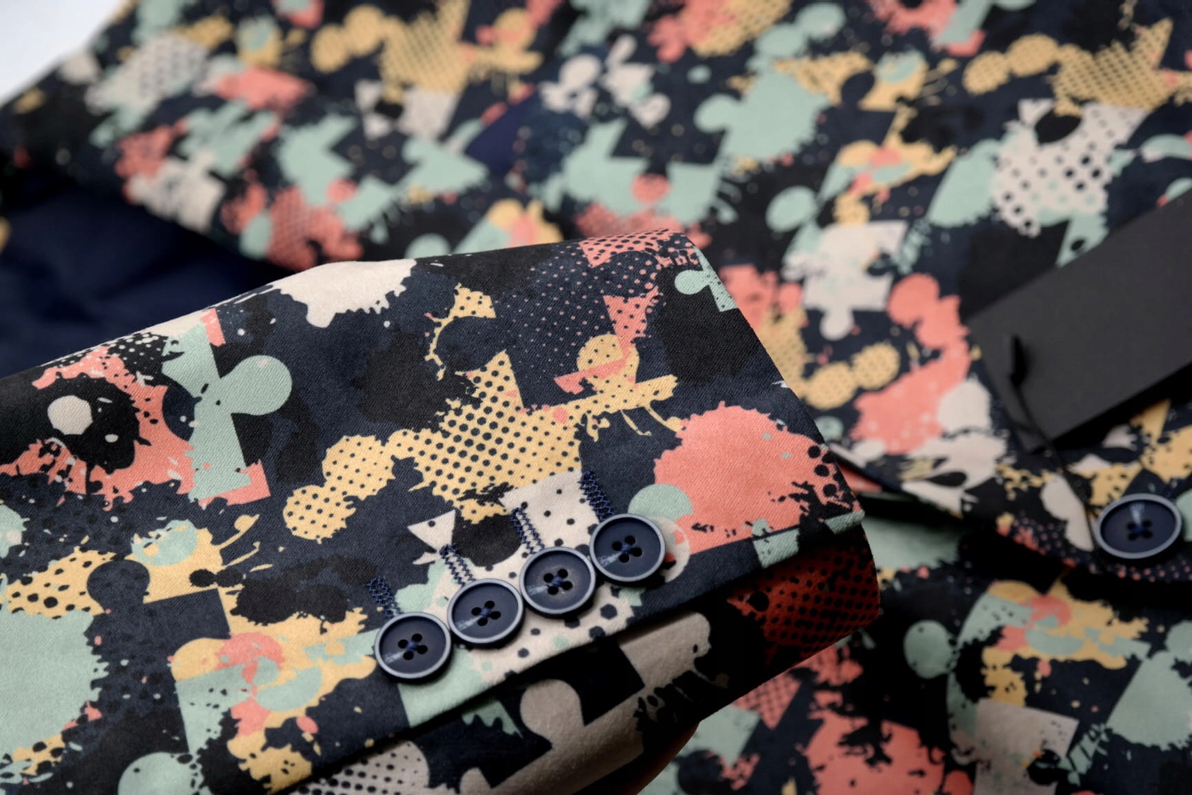 GIOVANNI PERA Marynarka męska D006 Rozm: 48 PUZZLE Zapięcie guziki